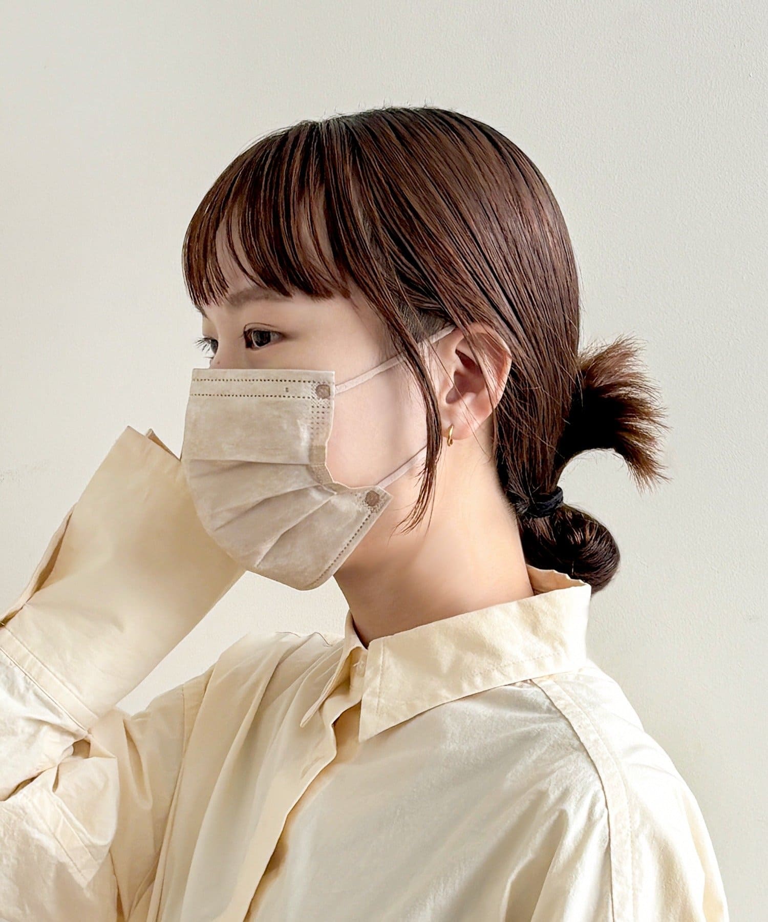 3COINS(スリーコインズ) 《内側の生地が優しくなりました》不織布マスク40枚入：大人サイズ