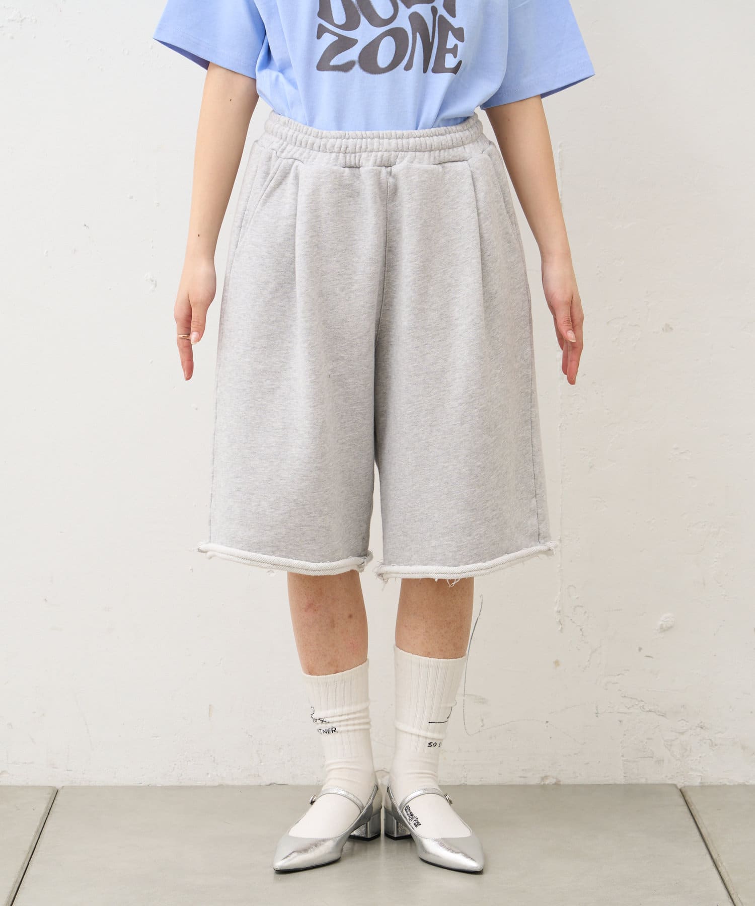 CIAOPANIC TYPY(チャオパニックティピー) 【UNISEX】アソート柄スウェットハーフパンツ