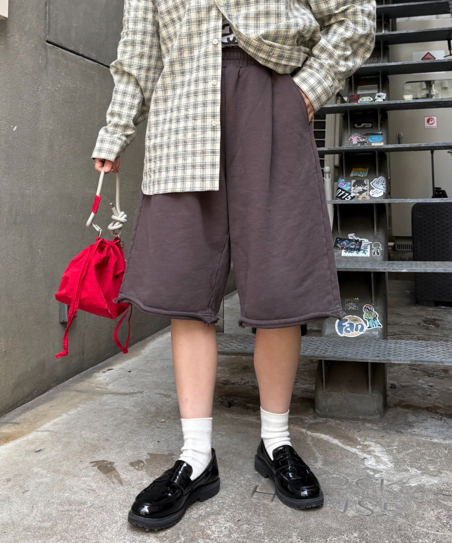 CIAOPANIC TYPY(チャオパニックティピー) 【UNISEX】アソート柄スウェットハーフパンツ