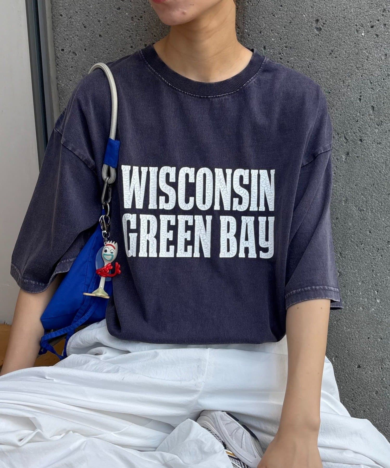 UNISEX】アシッドウォッシュ加工ロゴTEE | CIAOPANIC TYPY