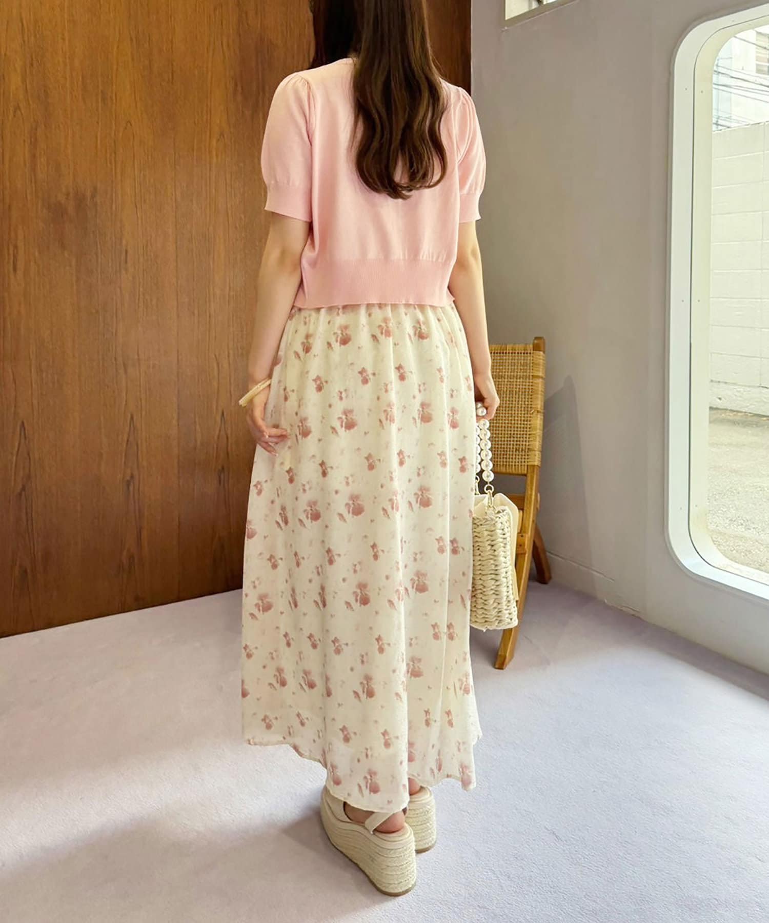 NICE CLAUP / OLIVE des OLIVE OUTLET(ナイスクラップ  / オリーブ デ オリーブ アウトレット) 【one after another】推し色カラフルカーデ