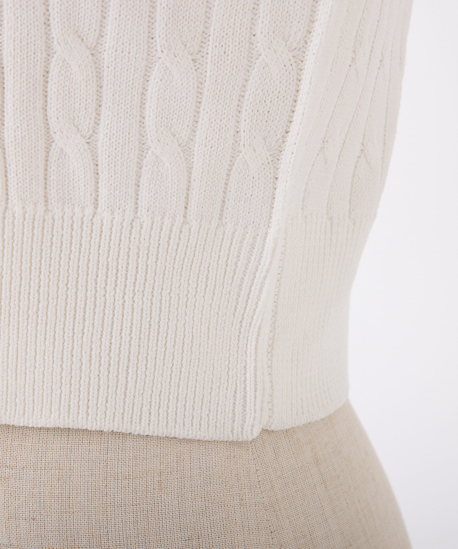 NICE CLAUP / OLIVE des OLIVE OUTLET(ナイスクラップ  / オリーブ デ オリーブ アウトレット) 【one after another】刺繍入りダブルジップニット