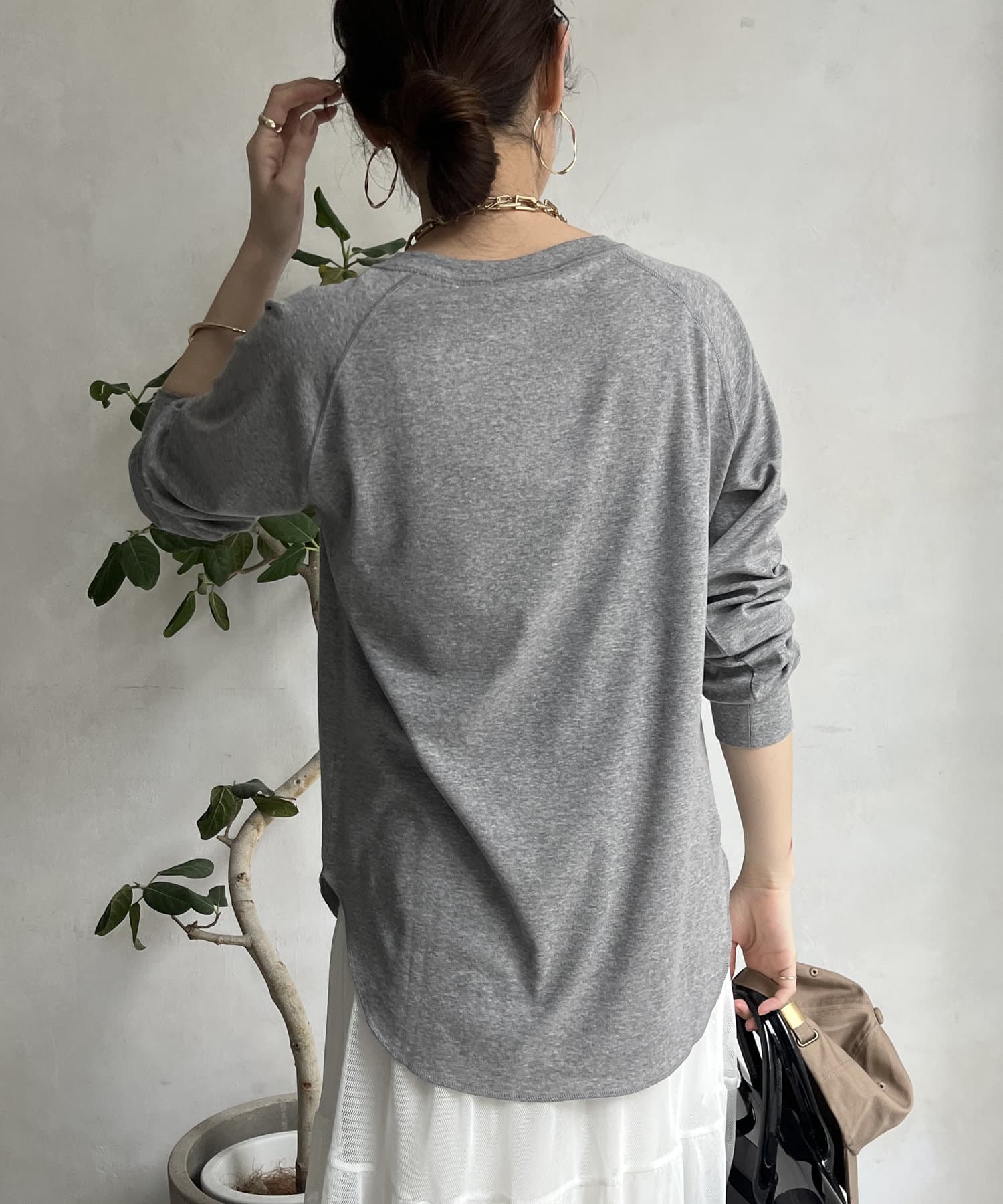 DOUDOU(ドゥドゥ) ラグランロンTEE
