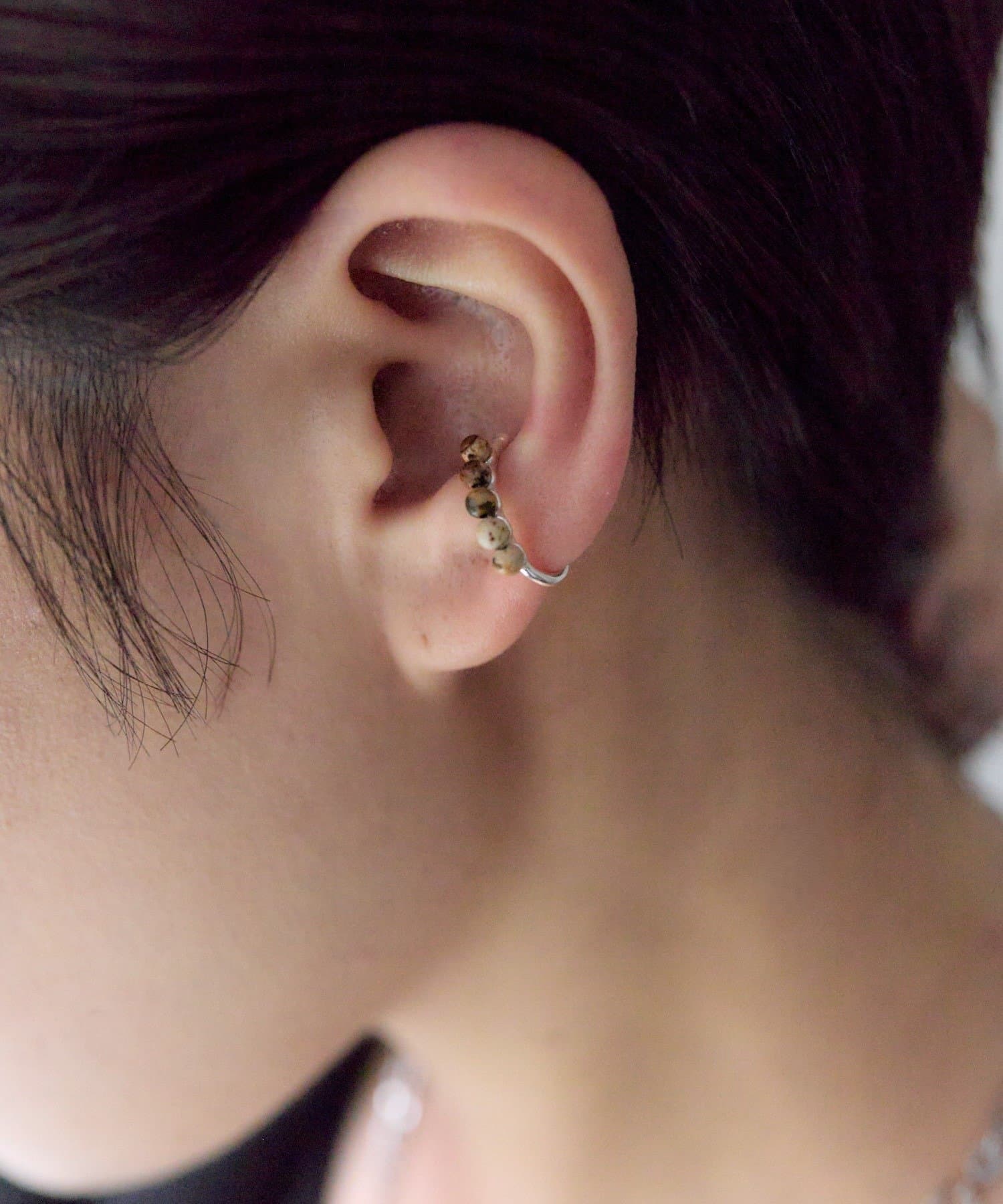 ear PAPILLONNER(イア パピヨネ) 《スターリングシルバー使用》天然石イヤーカフ
