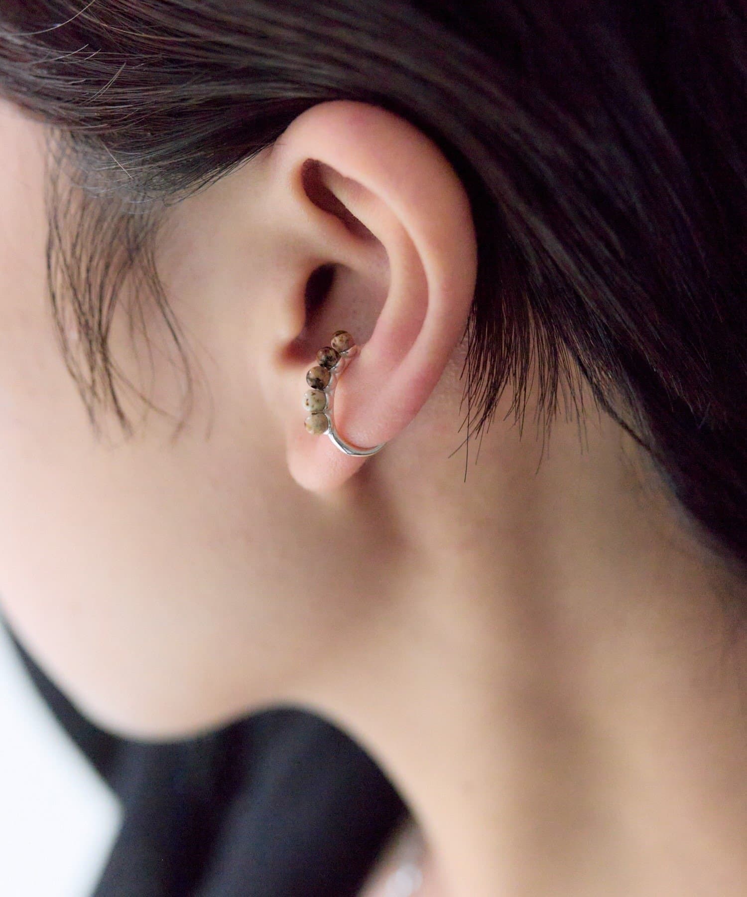 ear PAPILLONNER(イア パピヨネ) 《スターリングシルバー使用》天然石イヤーカフ