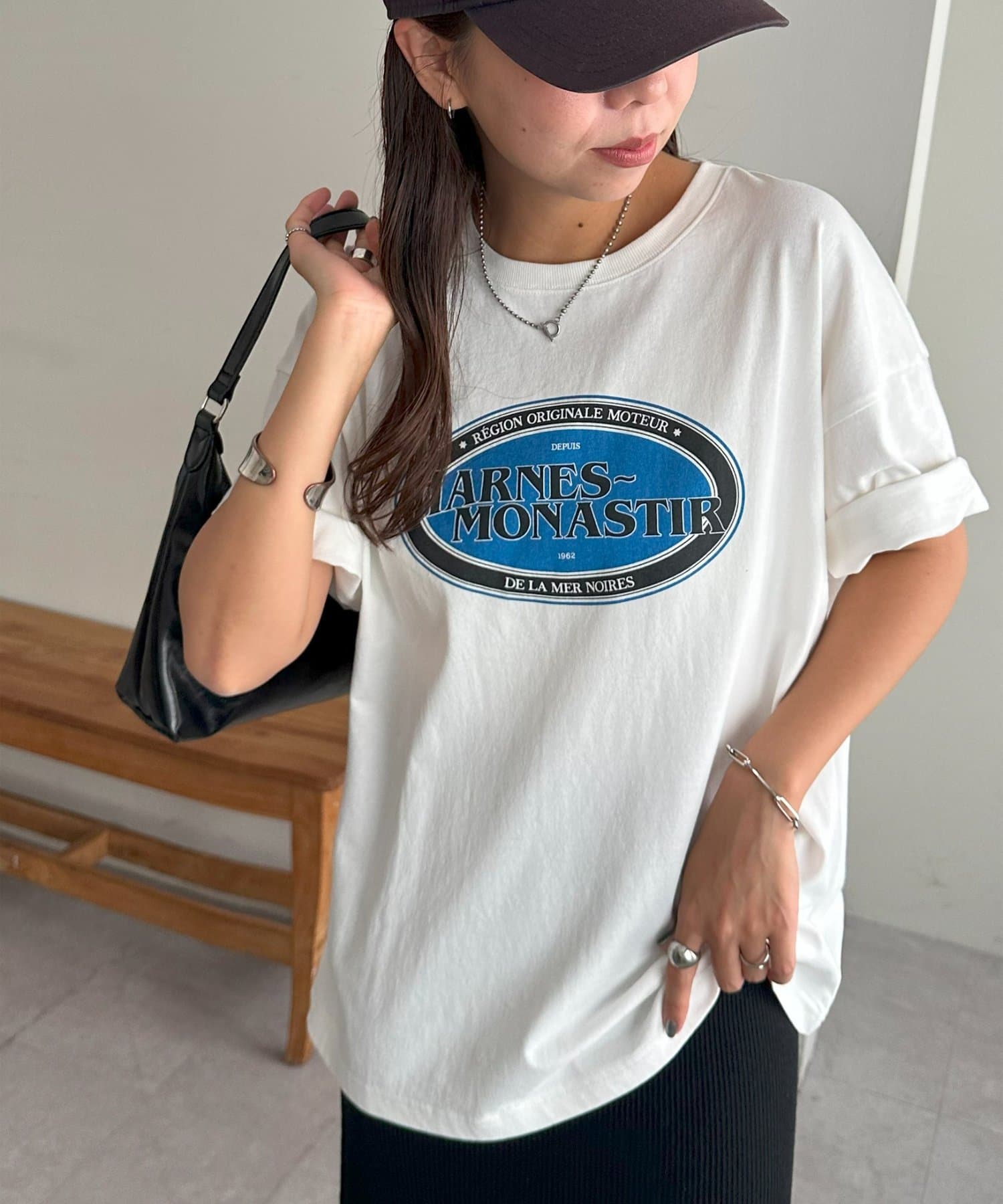 DISCOAT(ディスコート) 【ユニセックス】サークルロゴTシャツ