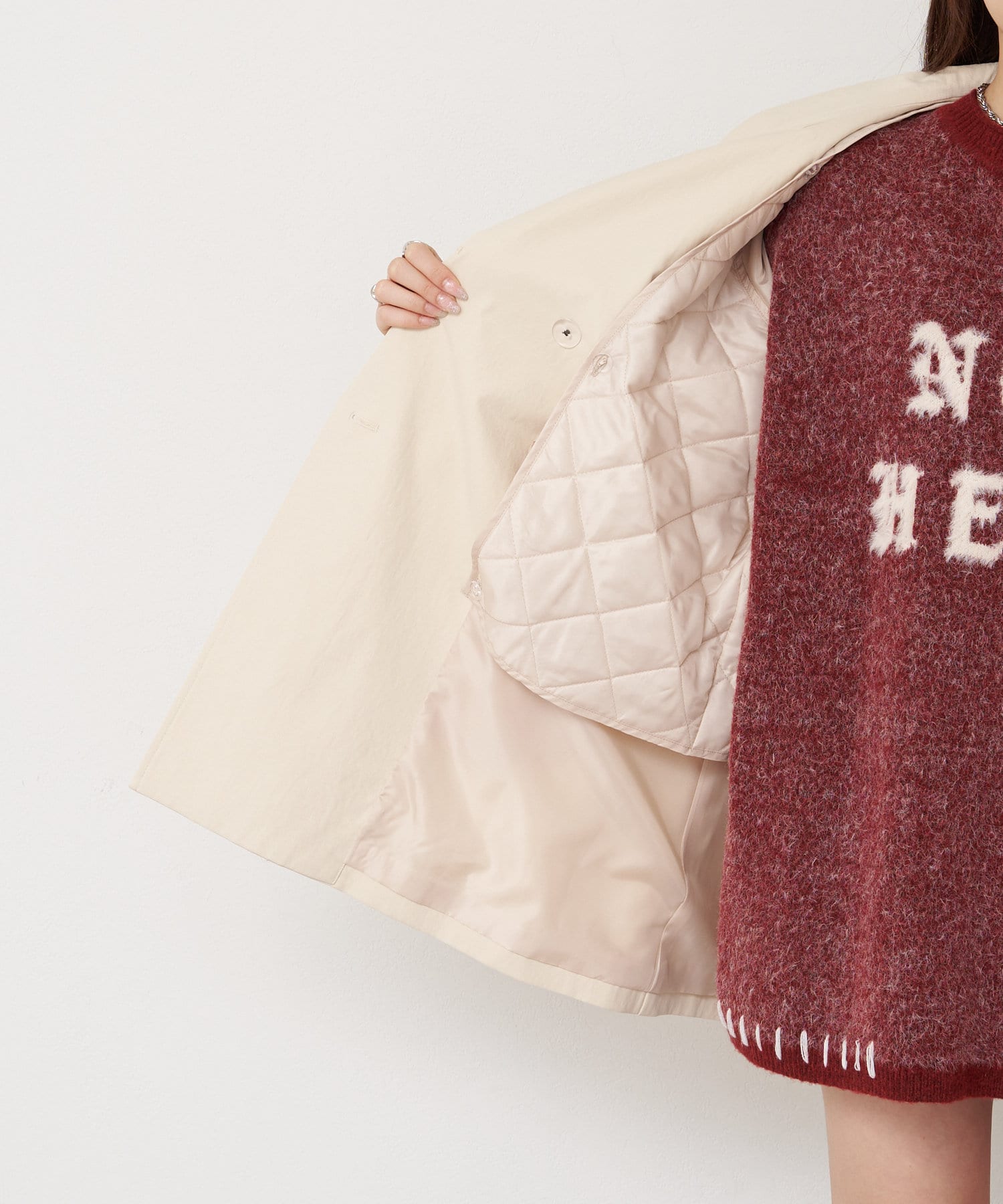 OUTLET(アウトレット) 【RAY CASSIN】トレンチミドルコート