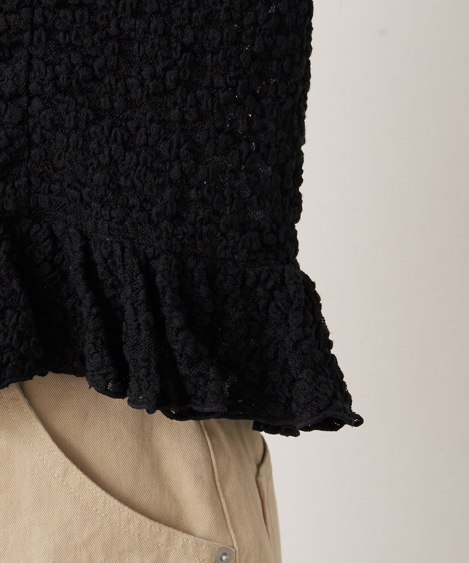 OUTLET(アウトレット) 【RAY CASSIN】2way ボリュームフリルブラウス