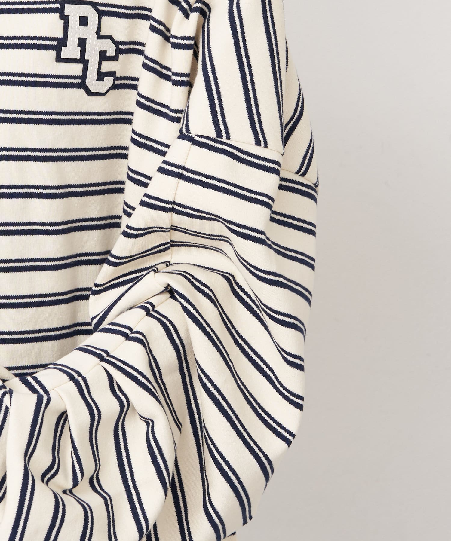 OUTLET(アウトレット) 【RAY CASSIN】マルチボーダーオフショルTシャツ/ルーズTシャツ