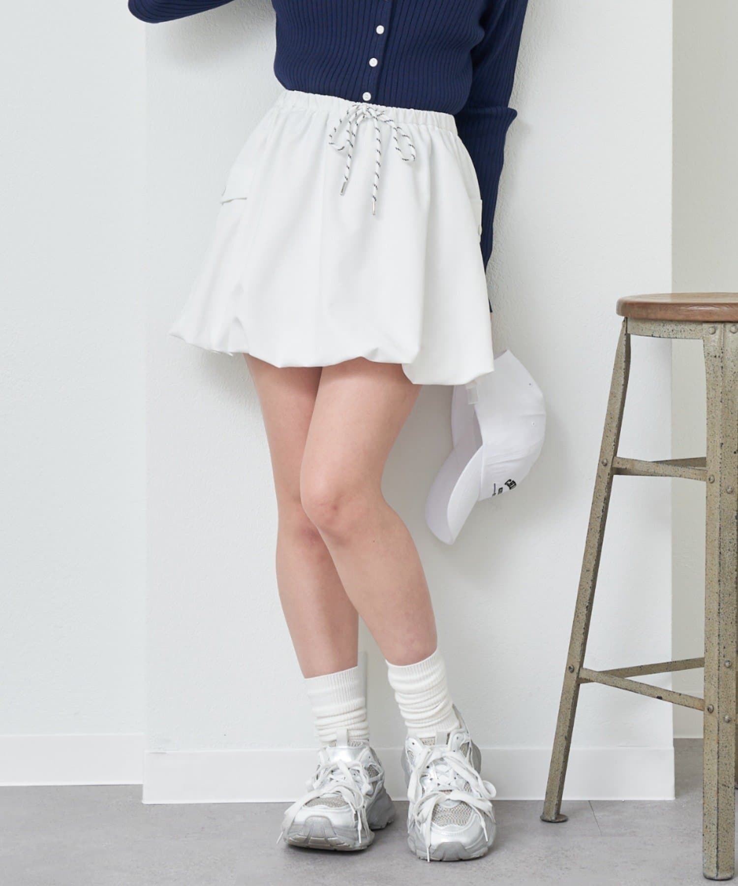 OUTLET(アウトレット) 【RAY CASSIN】カーゴバルーンスカート