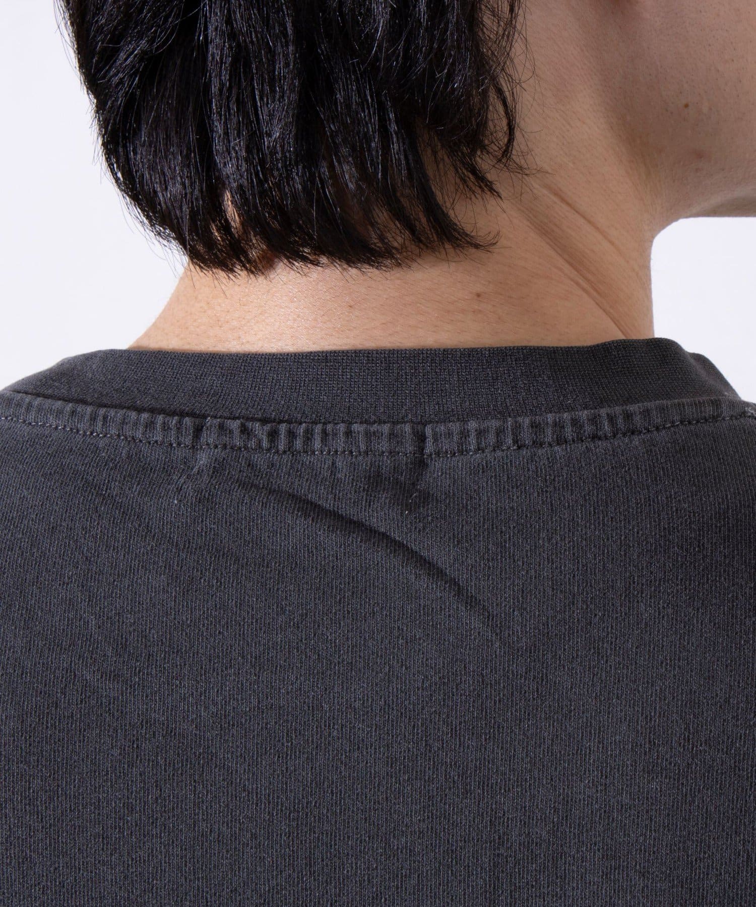 FREDY & GLOSTER(フレディ アンド グロスター) 【GLOSTER】16天竺 フレンチブルドッグ刺繍 ロングスリーブTシャツ