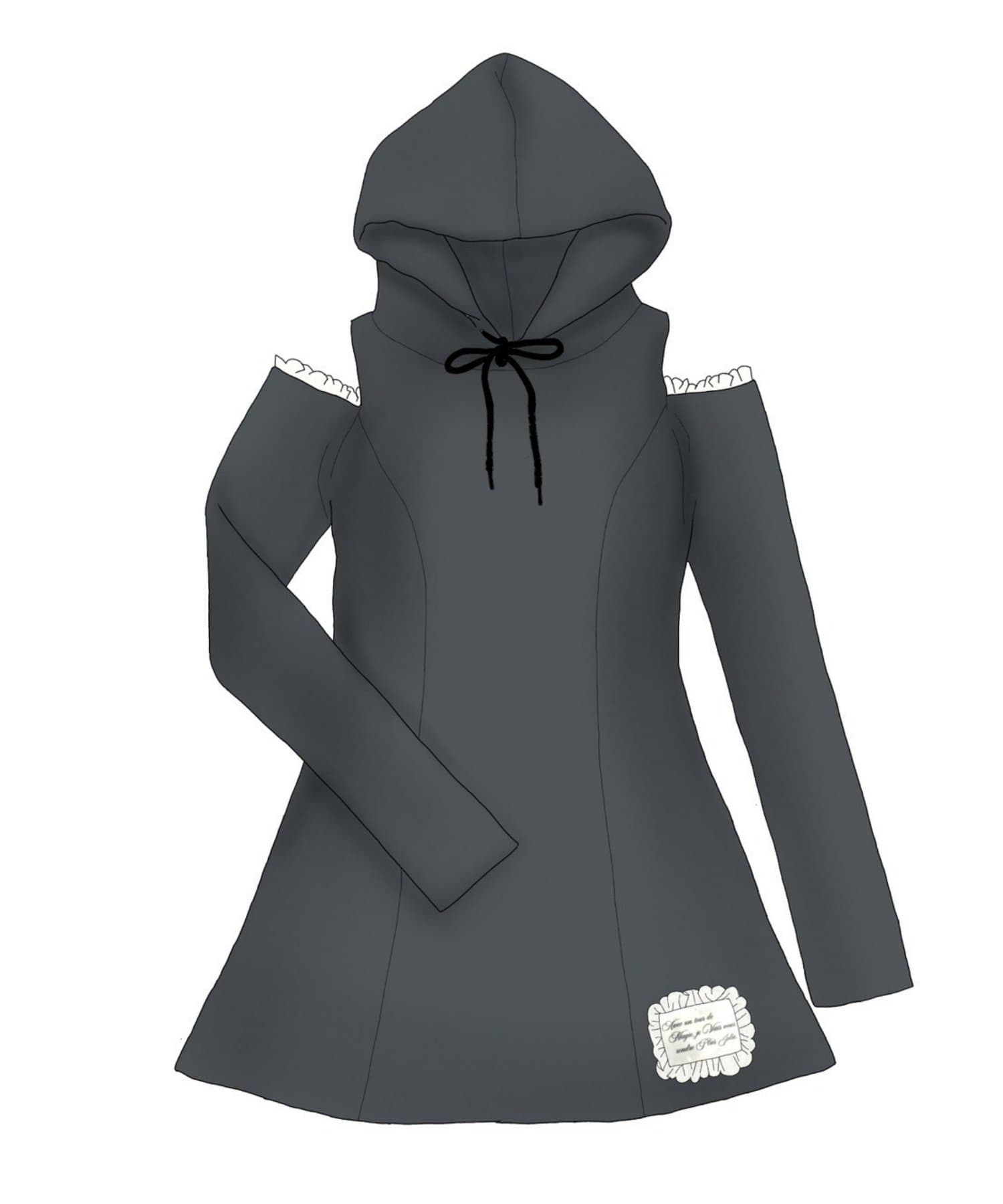 OLIVE des OLIVE(オリーブ デ オリーブ) 【インフルエンサー企画 / 初回数量限定】Yui パーカーワンピ