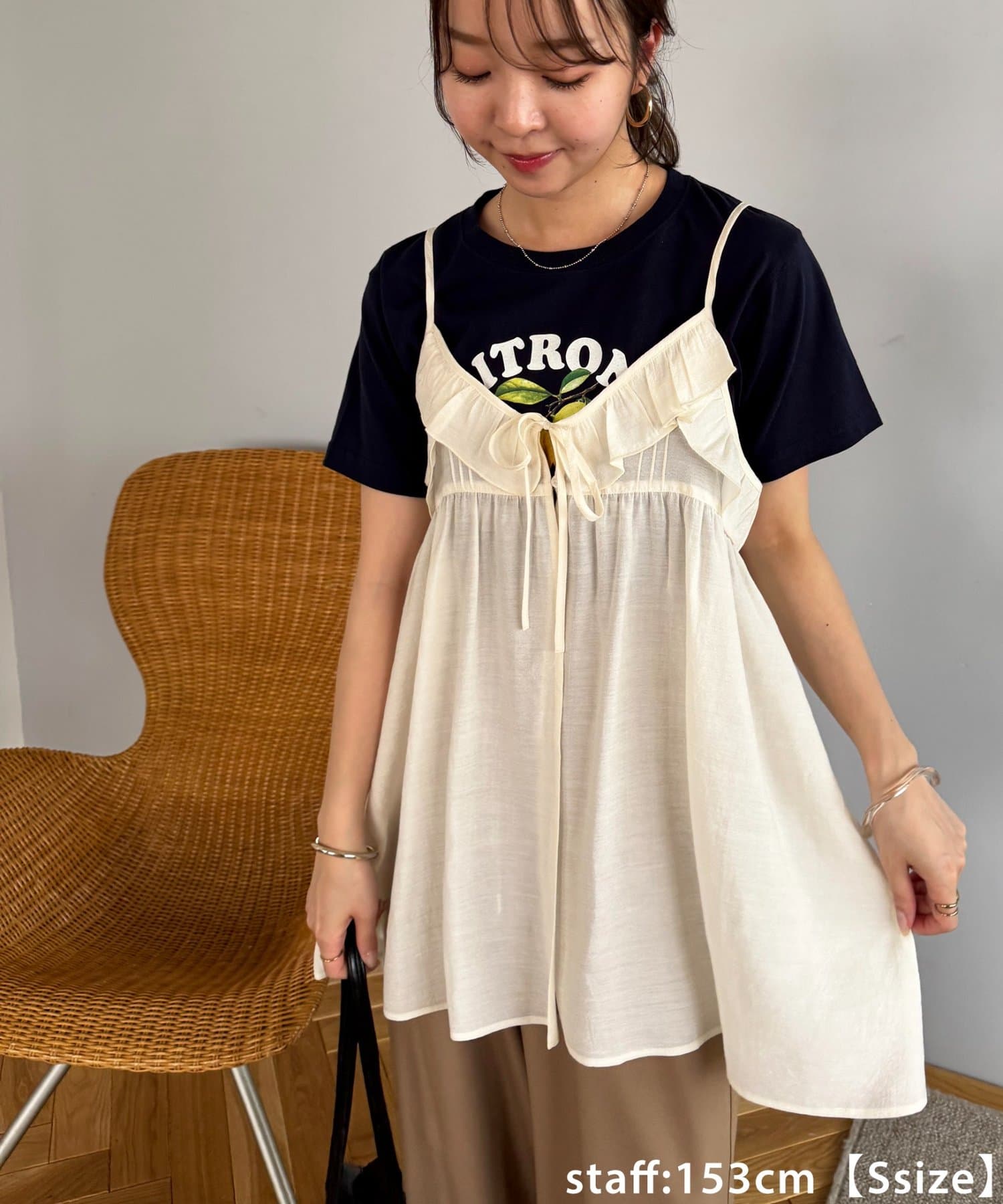 DISCOAT(ディスコート) 【ユニセックス】レモングラフィックTシャツ《WEB限定カラーあり》