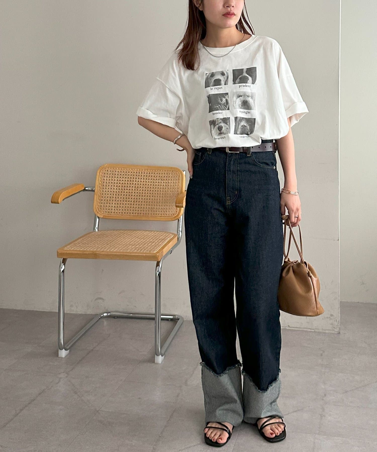 ユニセックス】アソートアニマルボックスフォトTシャツ