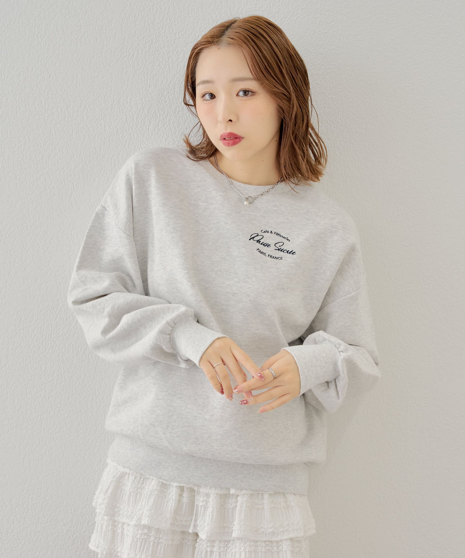 Chico】胸刺繍ロゴスウェット | OUTLET(アウトレット)レディース