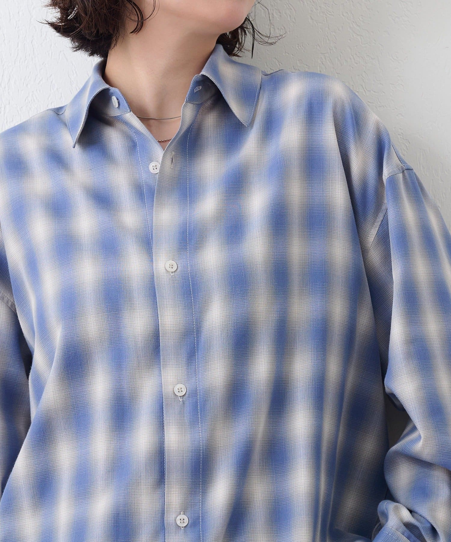 NICE CLAUP / OLIVE des OLIVE OUTLET(ナイスクラップ  / オリーブ デ オリーブ アウトレット) 【NUNIFE】チェックシャツ