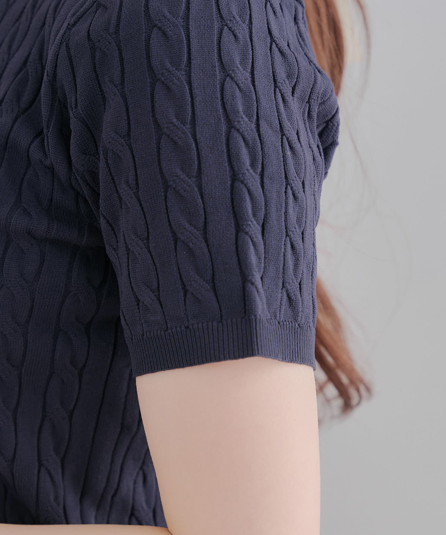 NICE CLAUP / OLIVE des OLIVE OUTLET(ナイスクラップ  / オリーブ デ オリーブ アウトレット) 【RMAF】【パール付き】刺しゅうパールニットプルオーバー