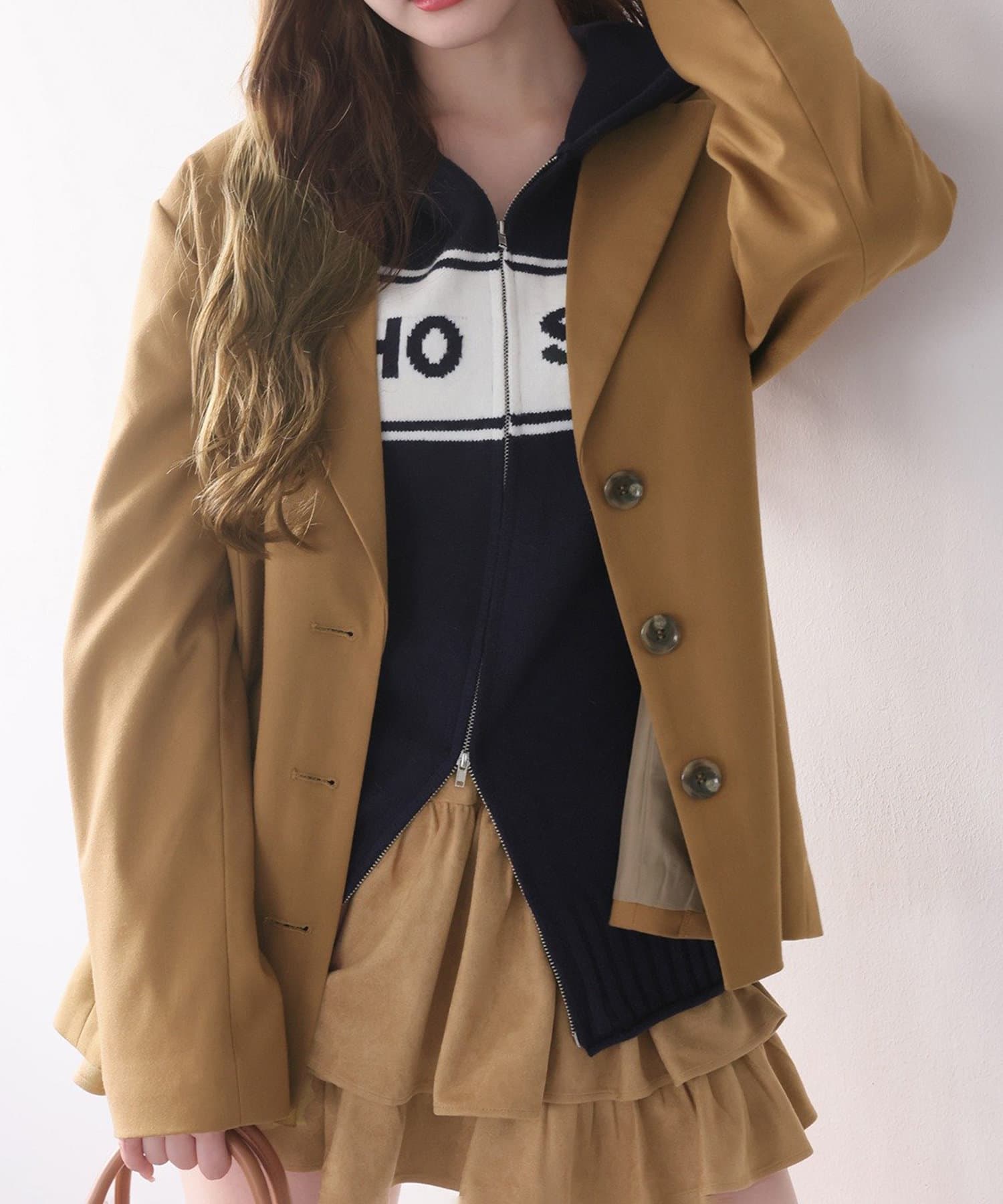NICE CLAUP / OLIVE des OLIVE OUTLET(ナイスクラップ  / オリーブ デ オリーブ アウトレット) 【one after another】ロゴジャガード