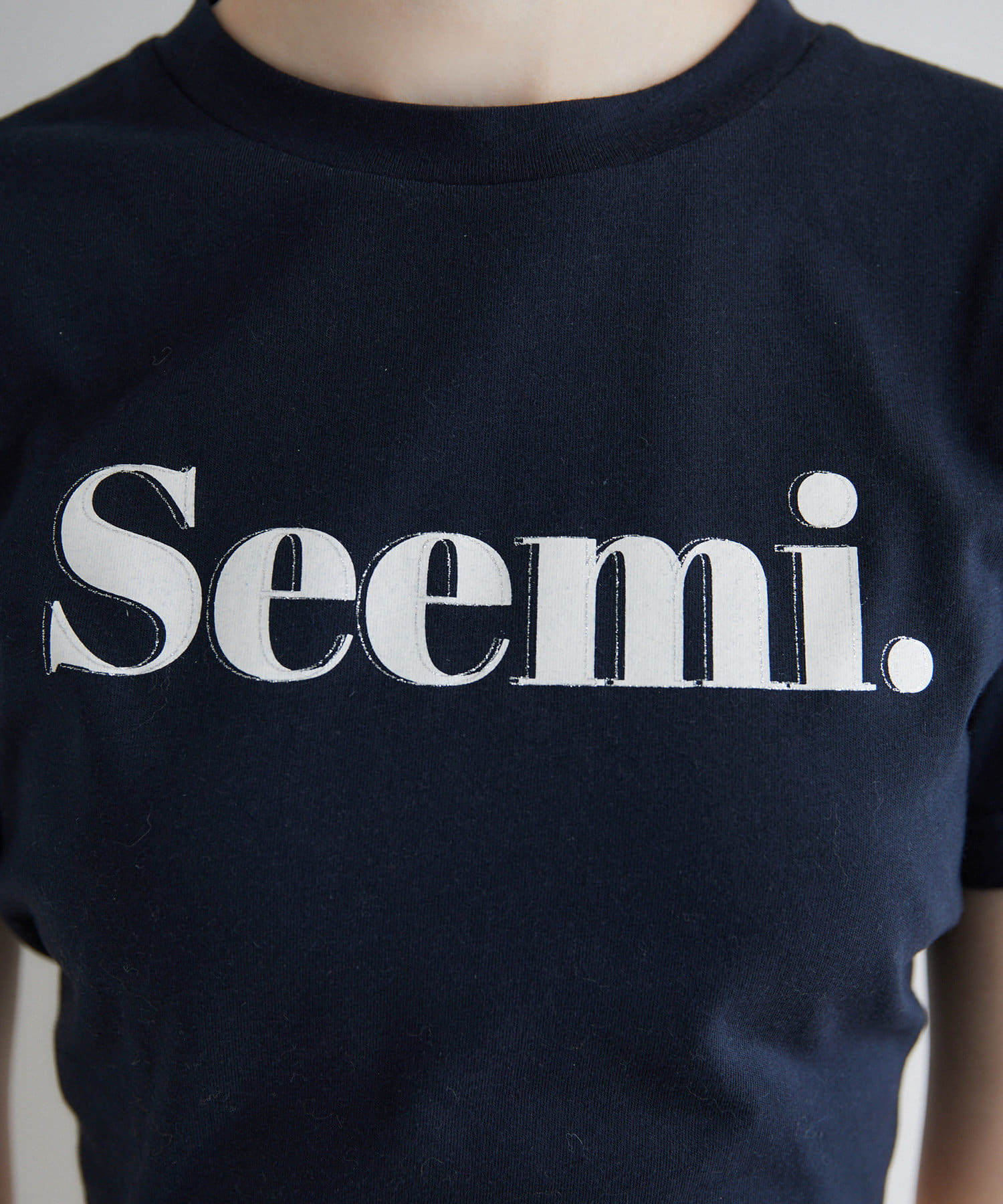 Seemi.by NICE CLAUP(シーミーバイナイスクラップ) 【Seemi.】ロゴTシャツ