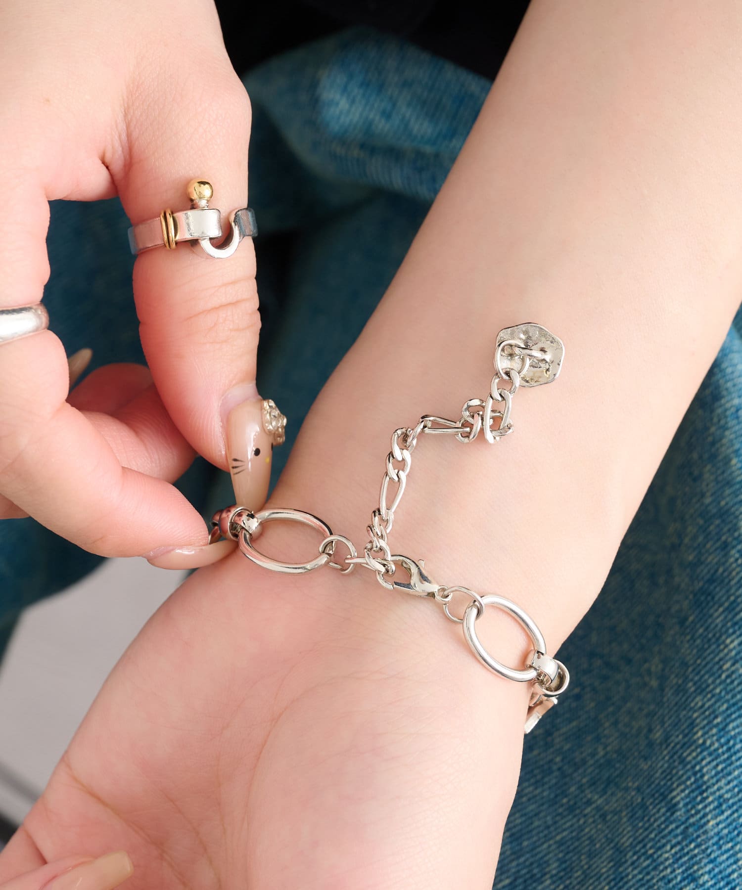 w closet(ダブルクローゼット) STARモチーフブレス