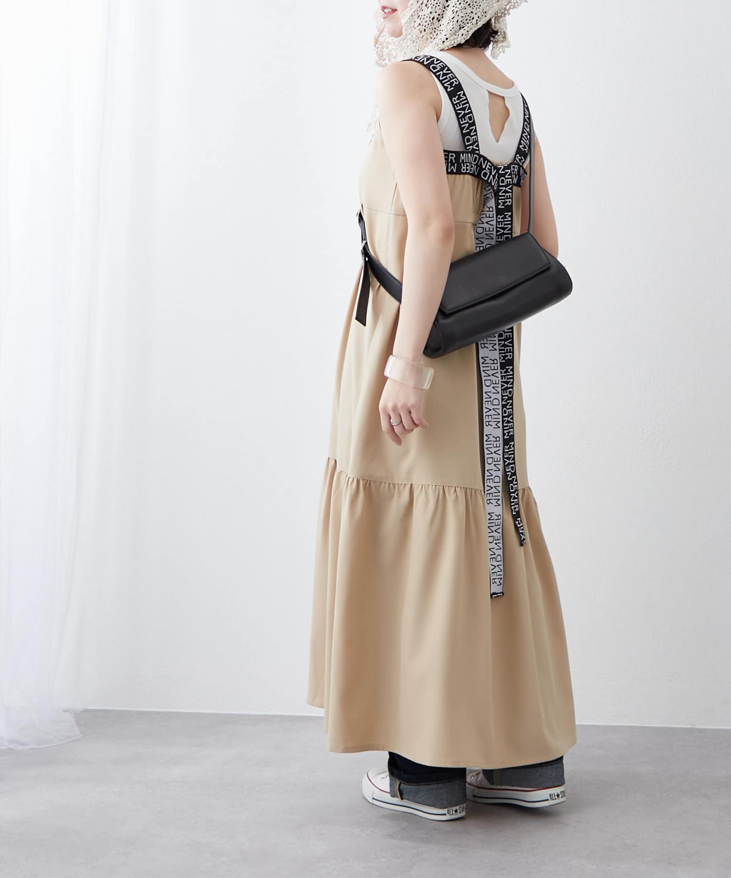 Remind me and forever(リマインドミーアンドフォーエバー) 【NUNIFE】ロゴテープリボンジャンスカ