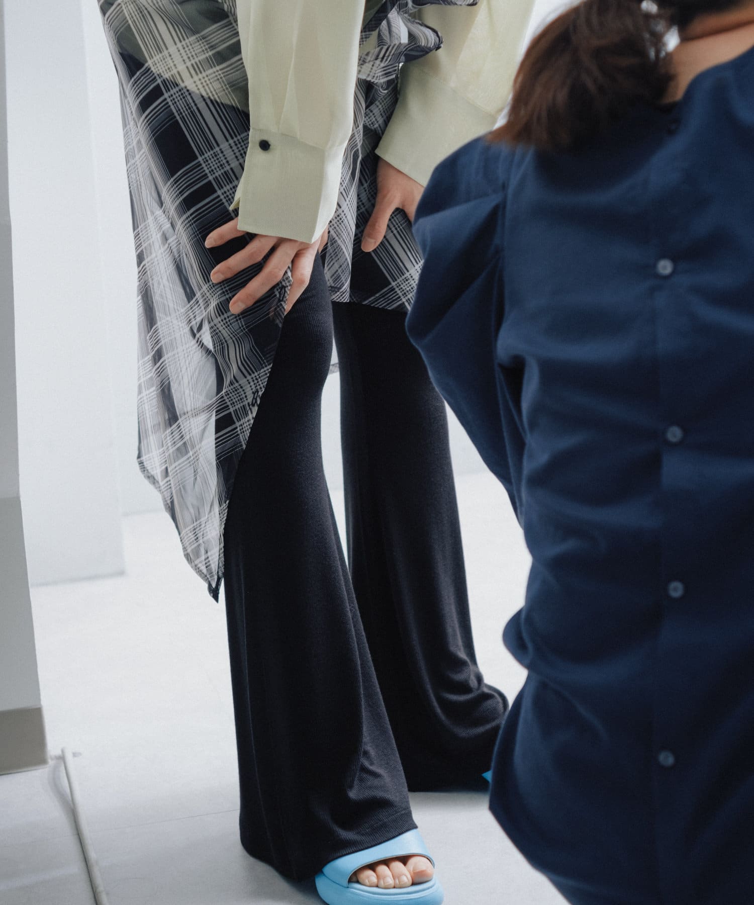 Pasterip(パセリ) Teleco rib leggings pants