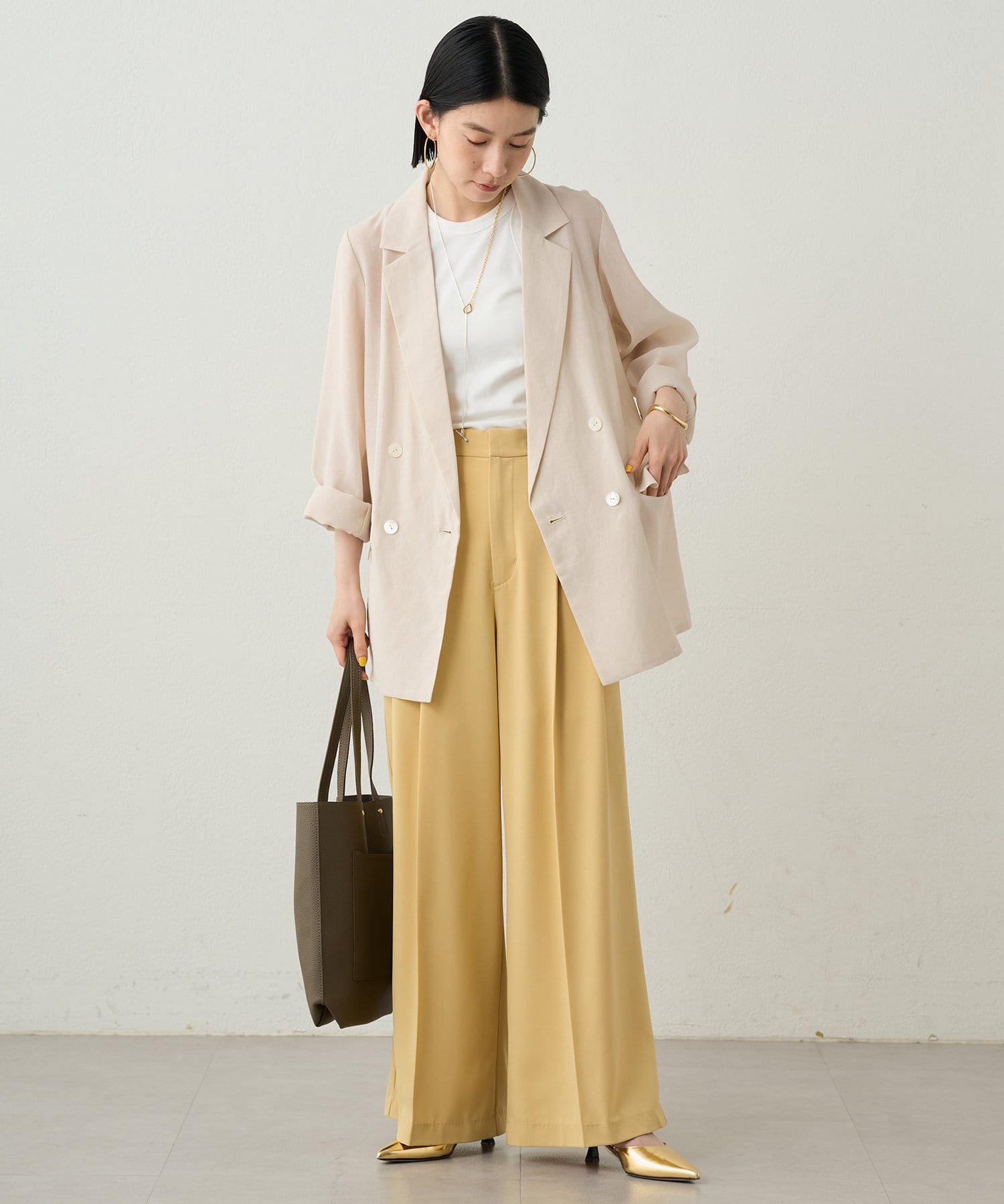 LOUNGEDRESS（ラウンジドレス）の「リネンダブルジャケット