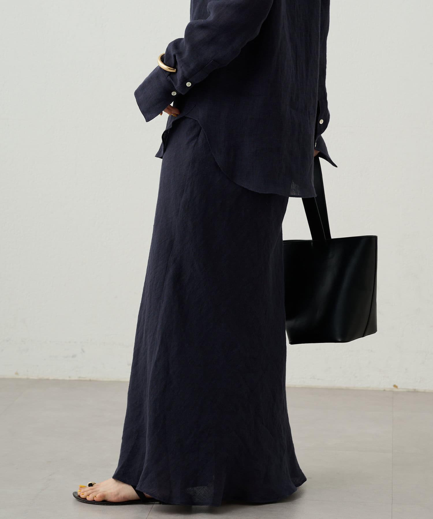 LOUNGEDRESS(ラウンジドレス) リネンマーメイドスカート