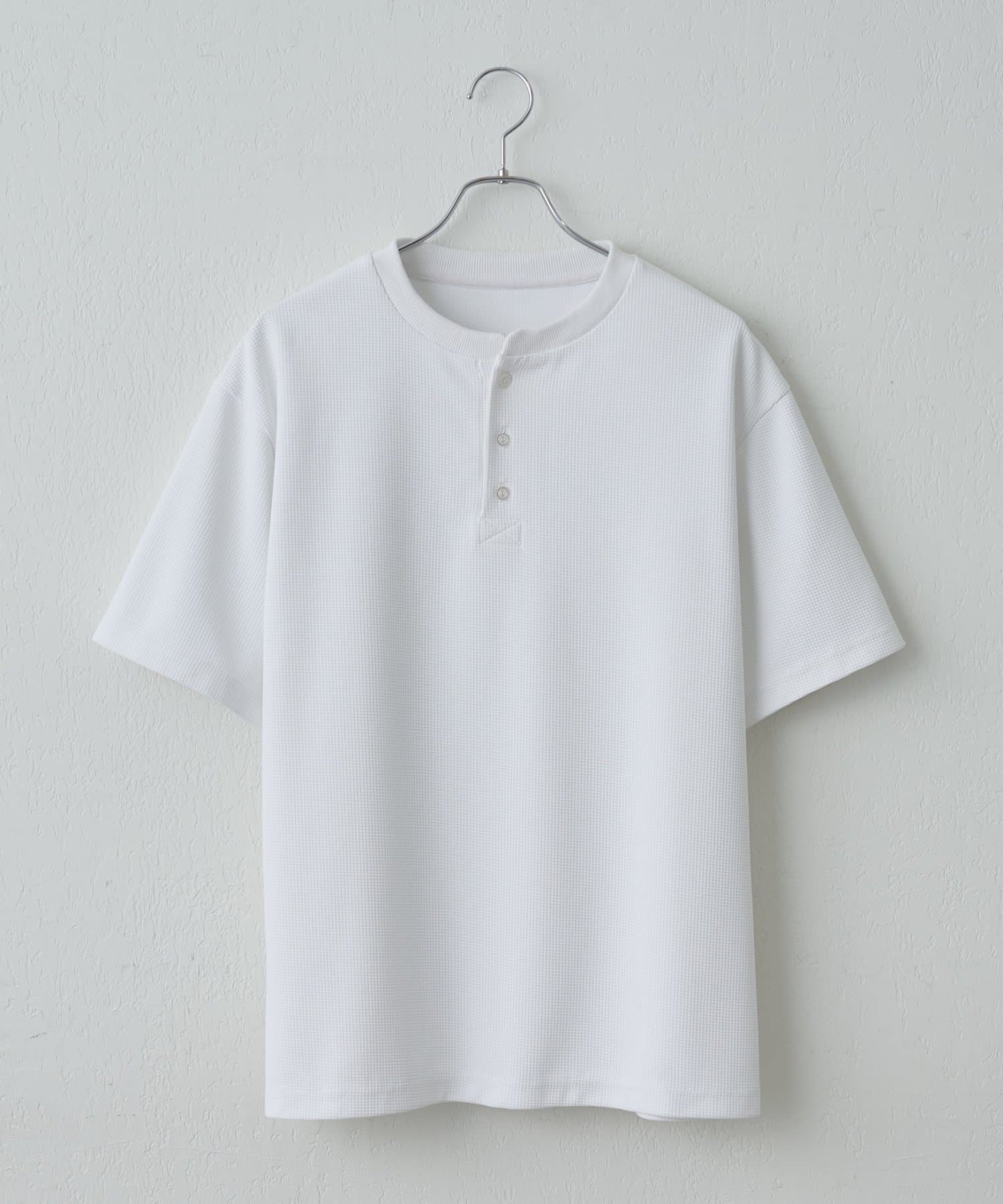 COLONY 2139(コロニー トゥーワンスリーナイン) ワッフルヘンリーネックTEE