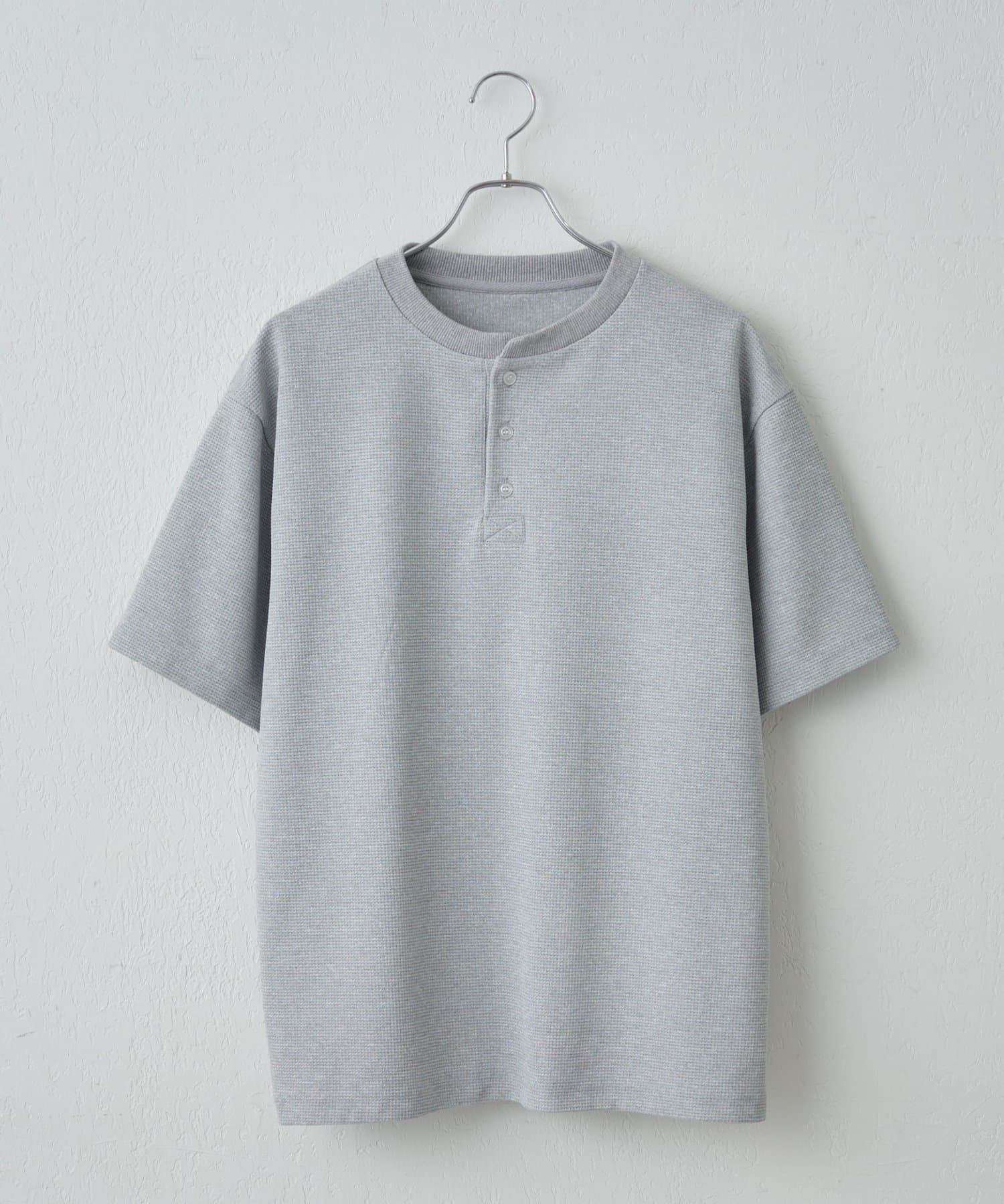 COLONY 2139(コロニー トゥーワンスリーナイン) ワッフルヘンリーネックTEE