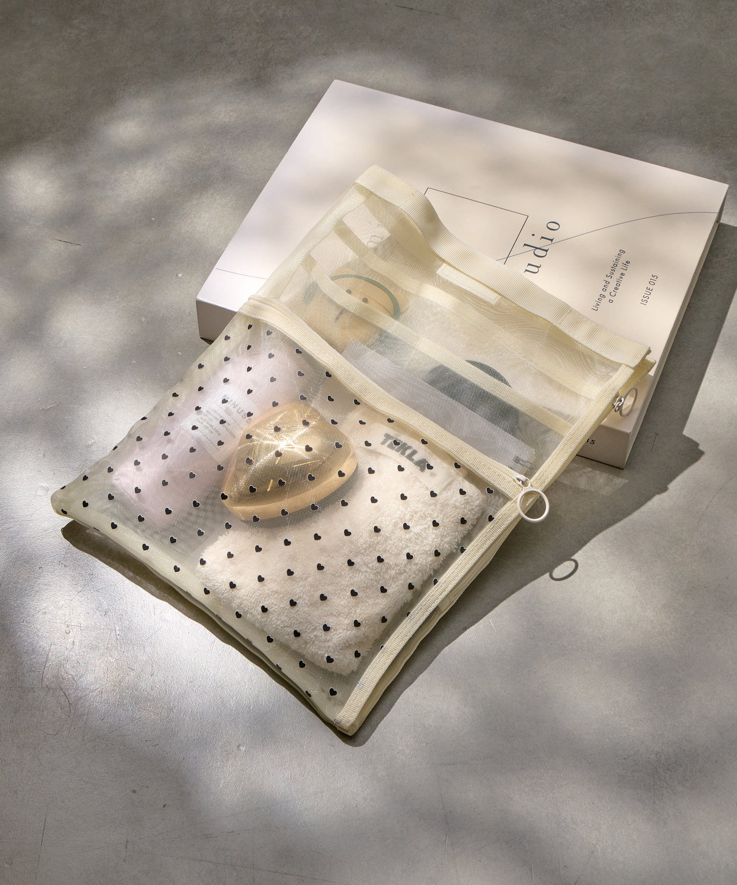 Lattice(ラティス) 【8/14 0:00~販売開始】【人気の為再入荷】ハートメッシュバッグインバッグ