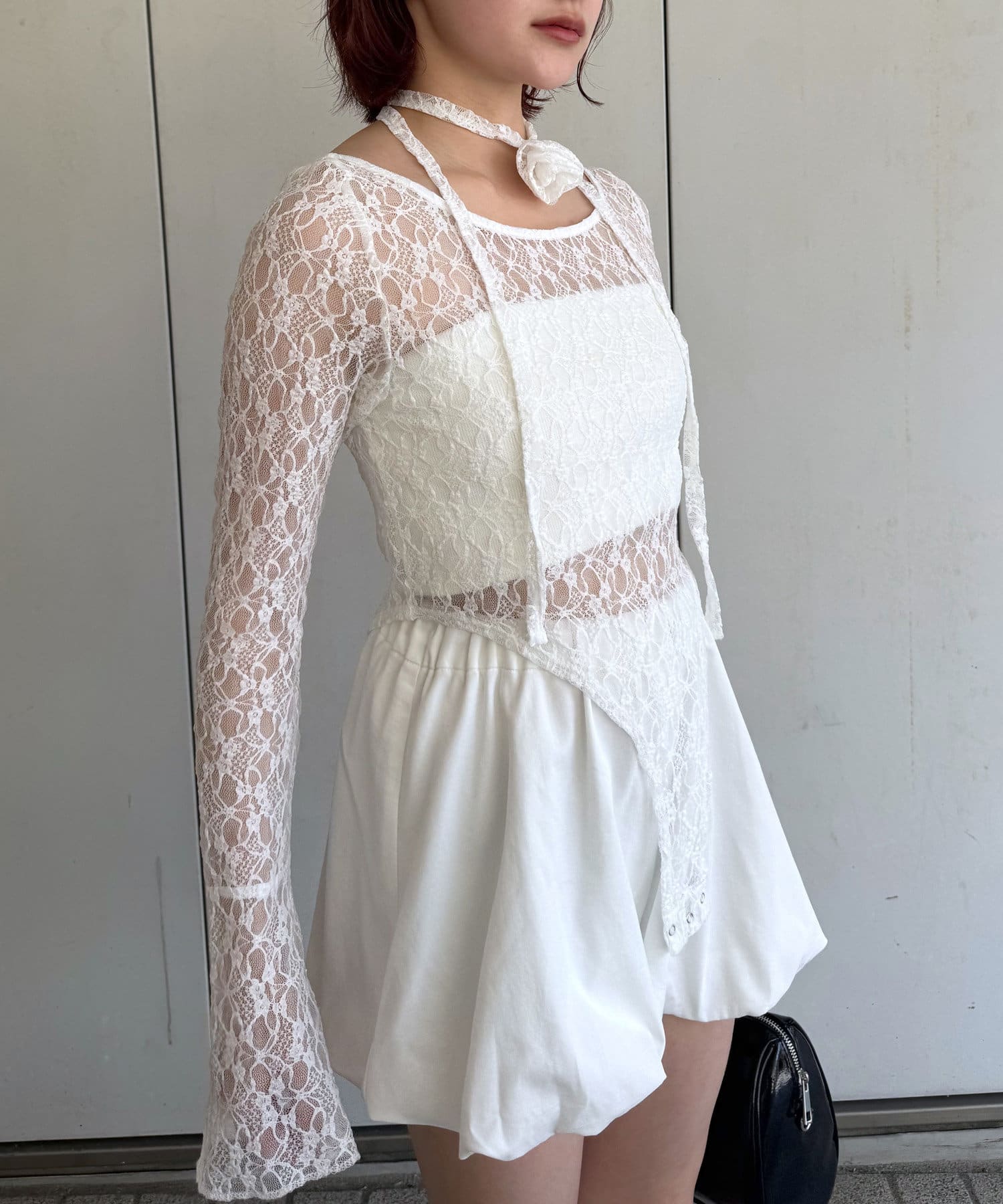 BODY LINE レース ドレス M Lサイズあり【JEAN MACLEAN/ジャンマクレーン】刺繍/ ビジュー