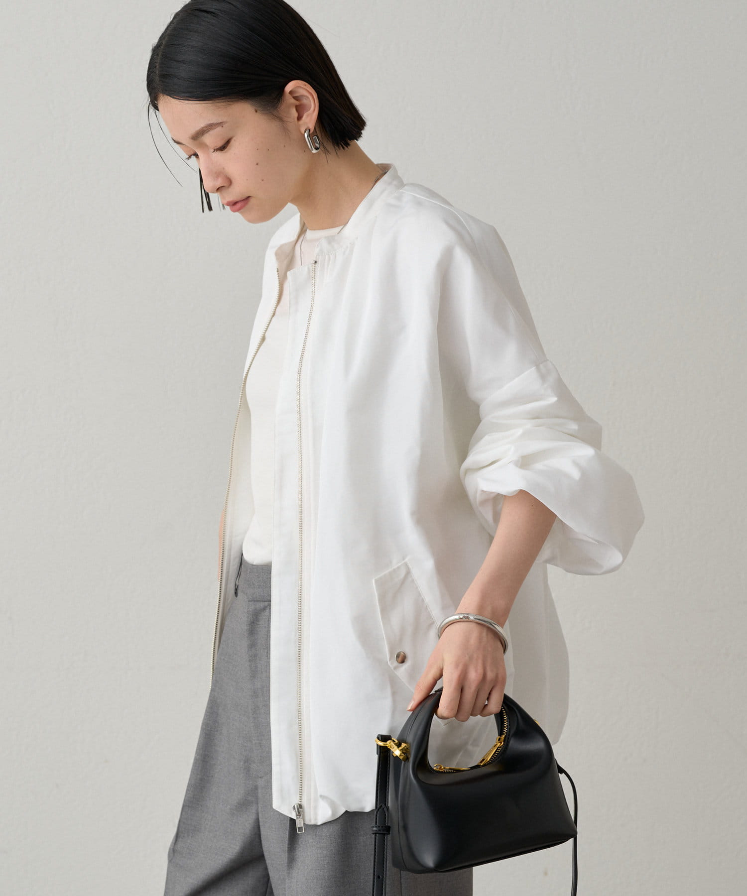 OUTLET(アウトレット) 【Loungedress】ボリュームブルゾン