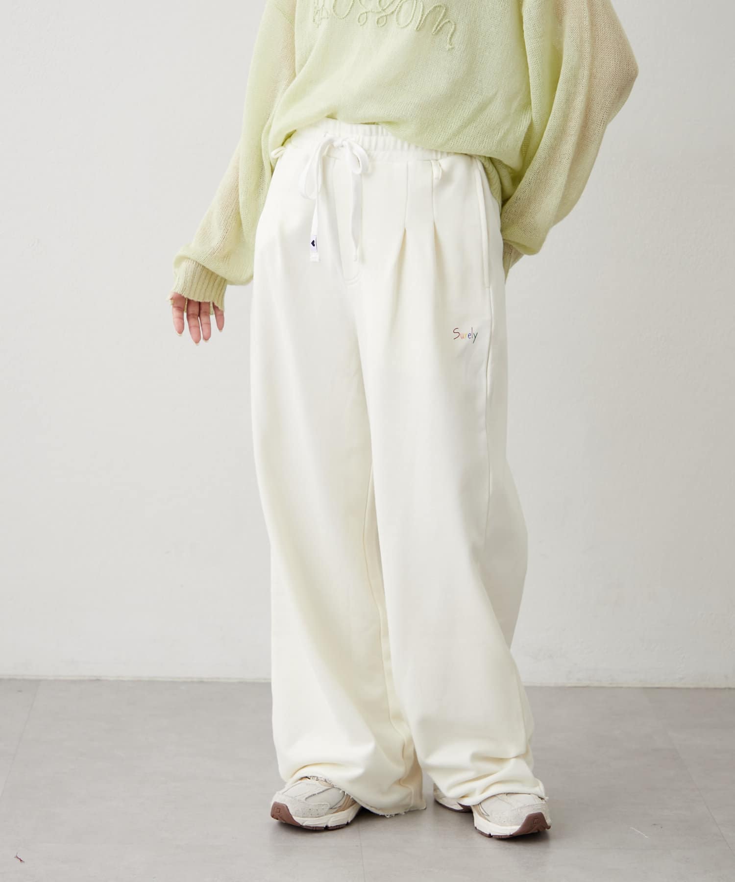 OUTLET(アウトレット) 【w closet】裏毛スウェットパンツ