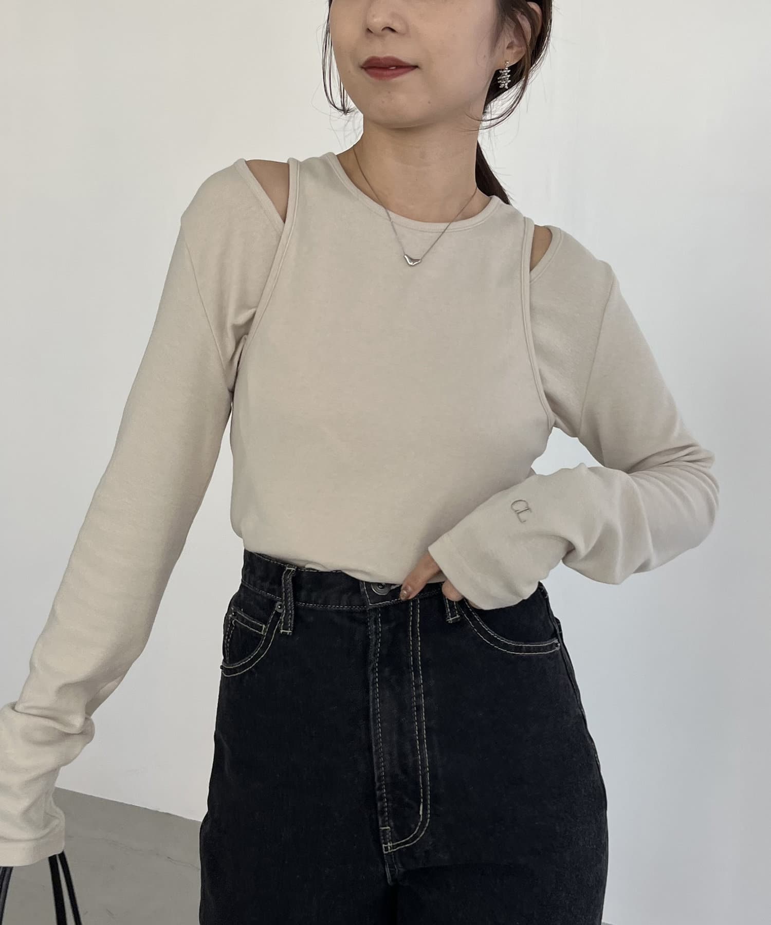 OUTLET(アウトレット) 【CAPRICIEUX LE'MAGE】ソフトタッチ2SET Tシャツ