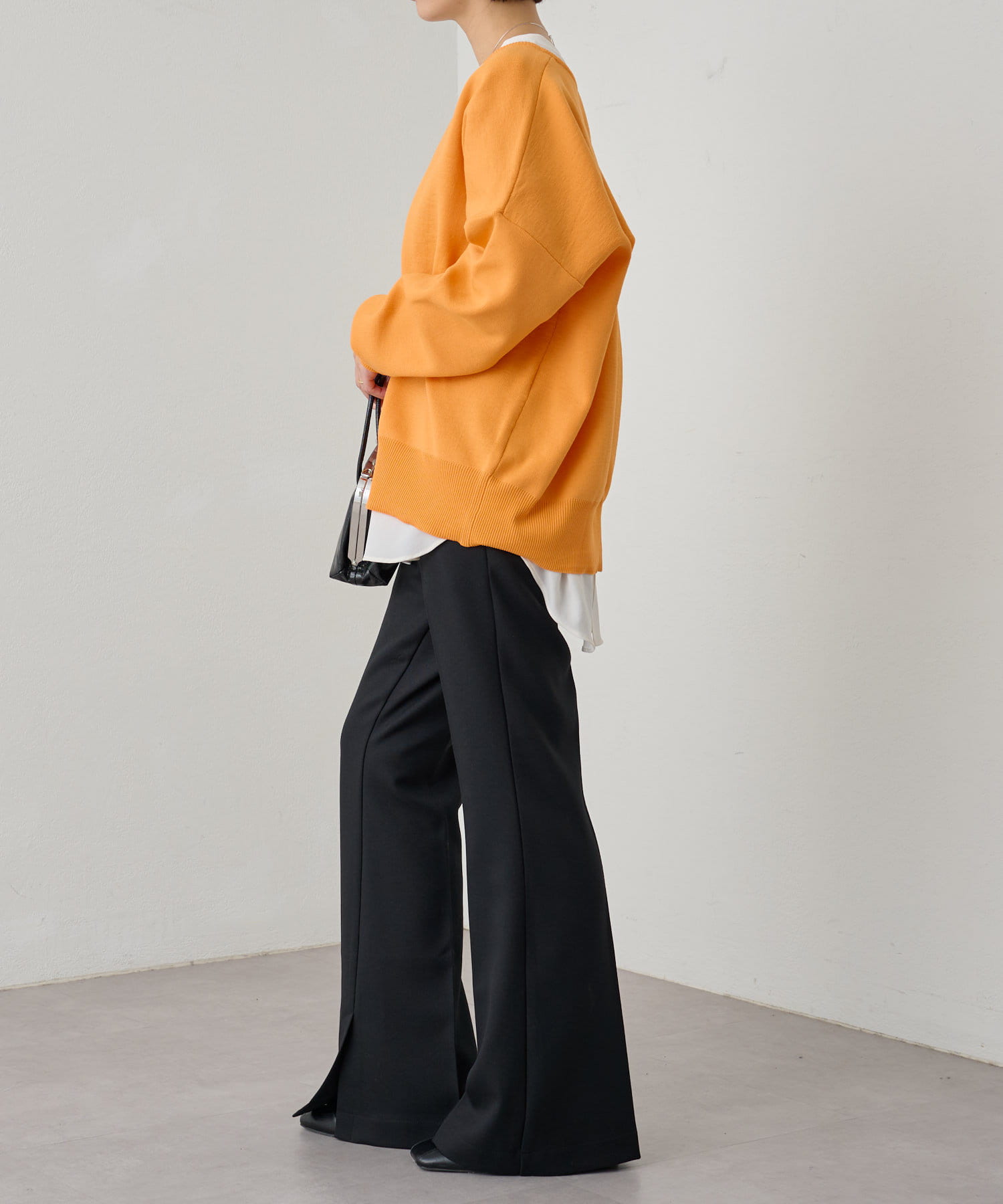 OUTLET(アウトレット) 【Omekashi】Vネックニット