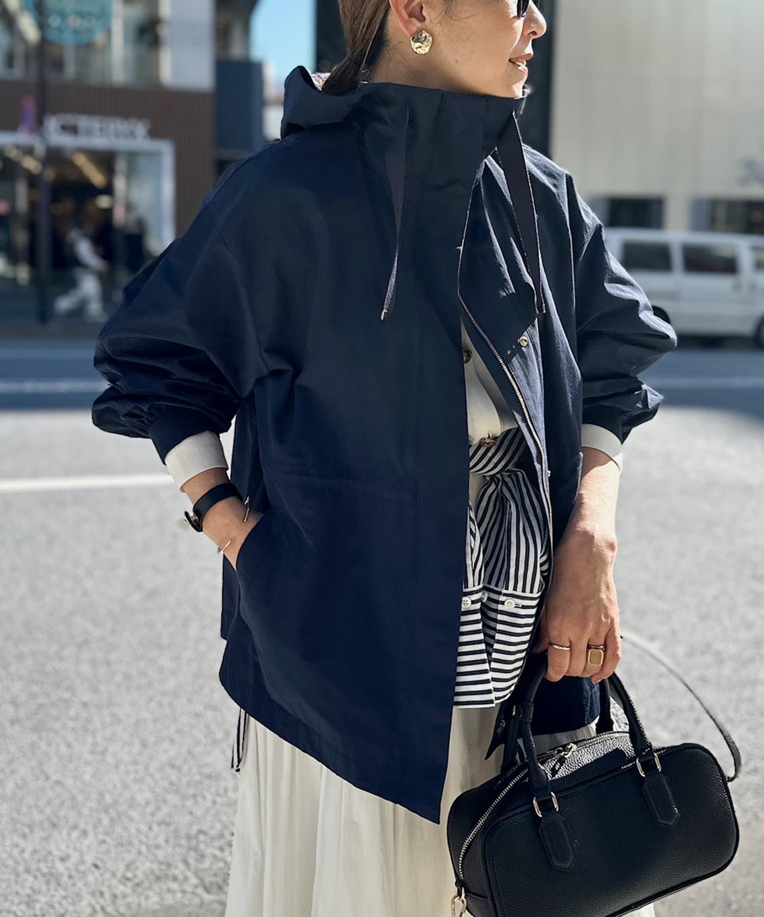 NOLLEY'S(ノーリーズ) フーテッドブルゾン