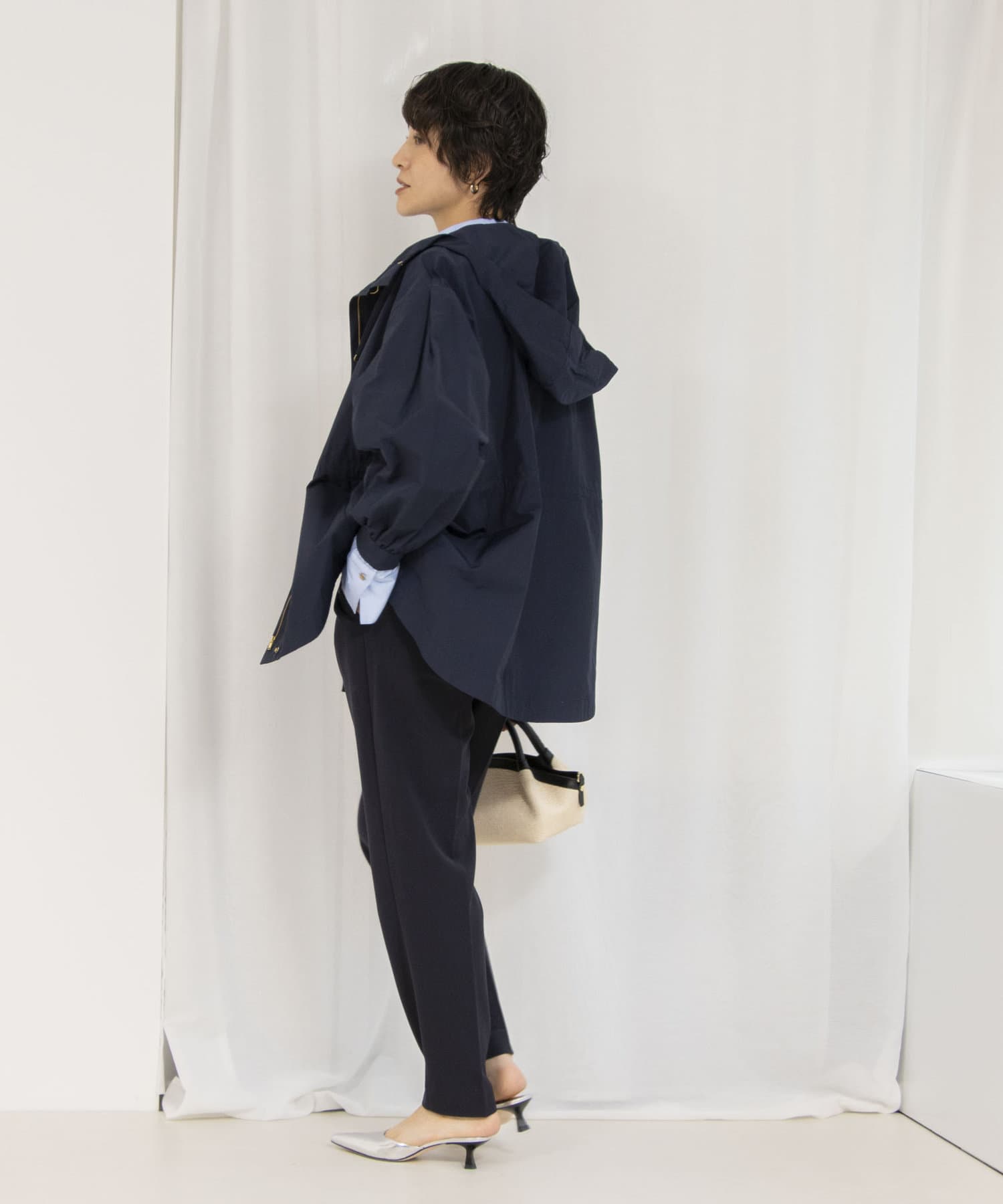 NOLLEY'S ：ノーリーズ 【撥水加工】フーテッドブルゾン 撥水加工】フーテッドブルゾン | ノーリーズ(NOLLEY'S) | マルイ