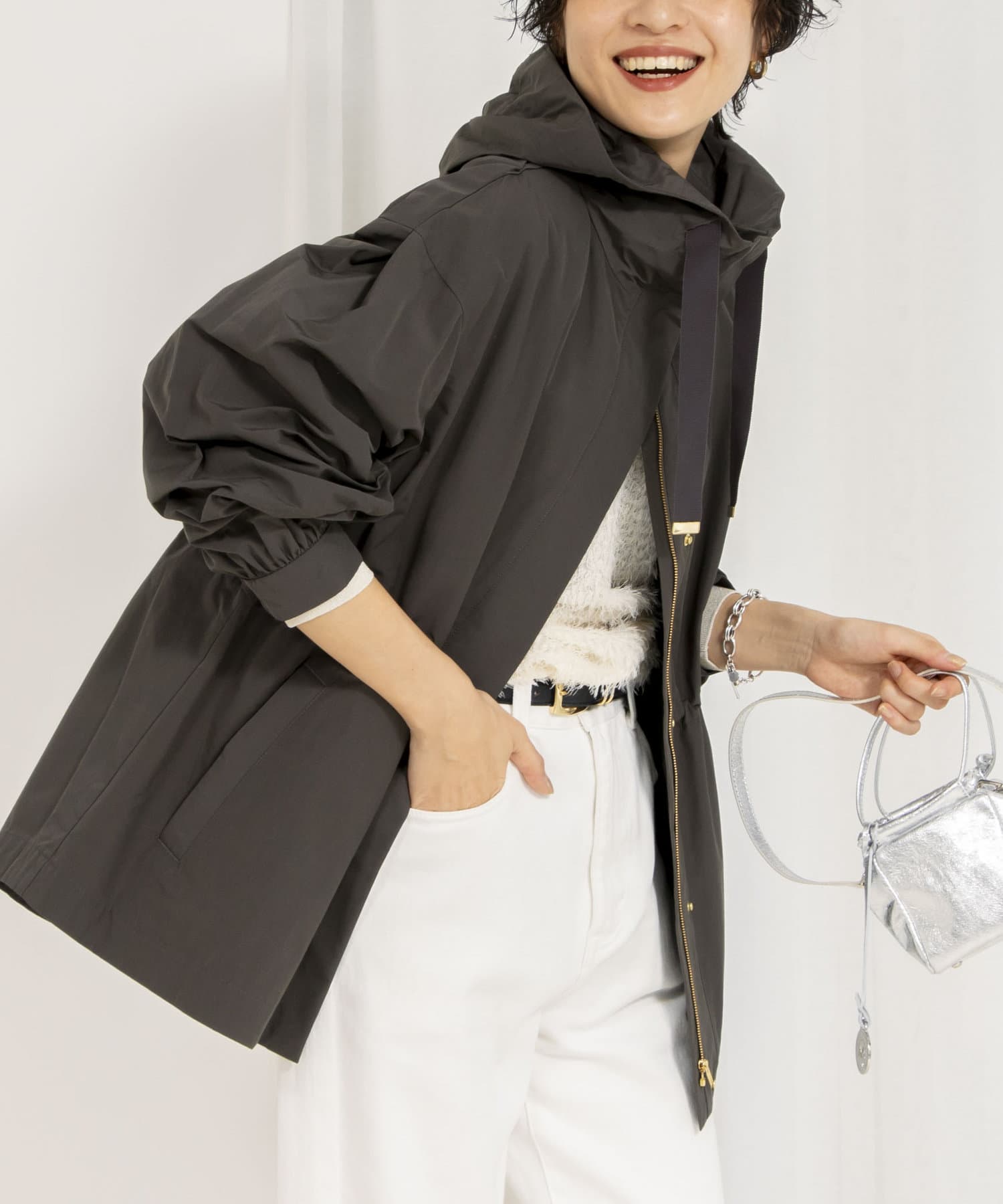 NOLLEY'S ：ノーリーズ 【撥水加工】フーテッドブルゾン フーテッドブルゾン | NOLLEY'S(ノーリーズ)レディース | PAL