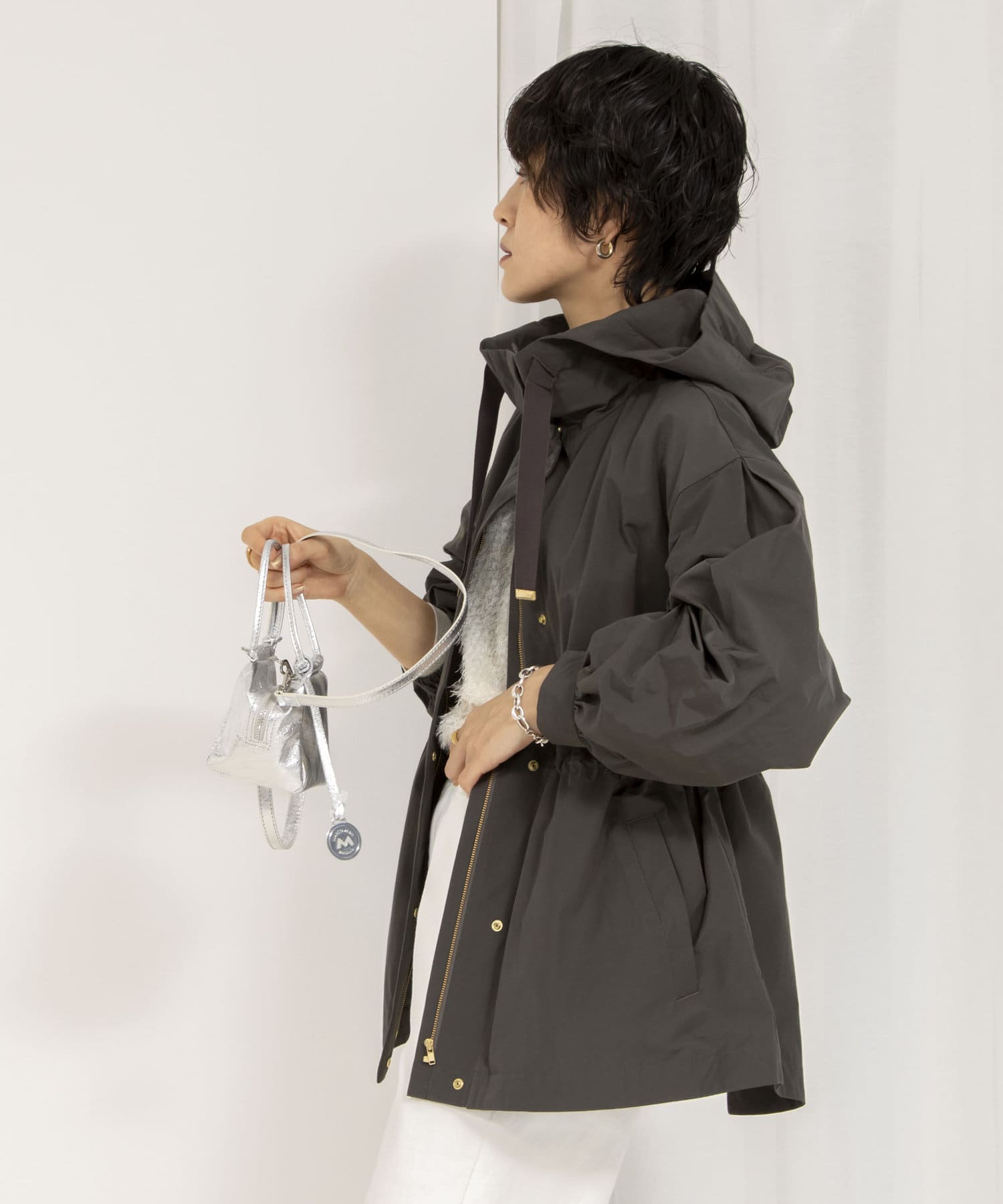 NOLLEY'S(ノーリーズ) フーテッドブルゾン