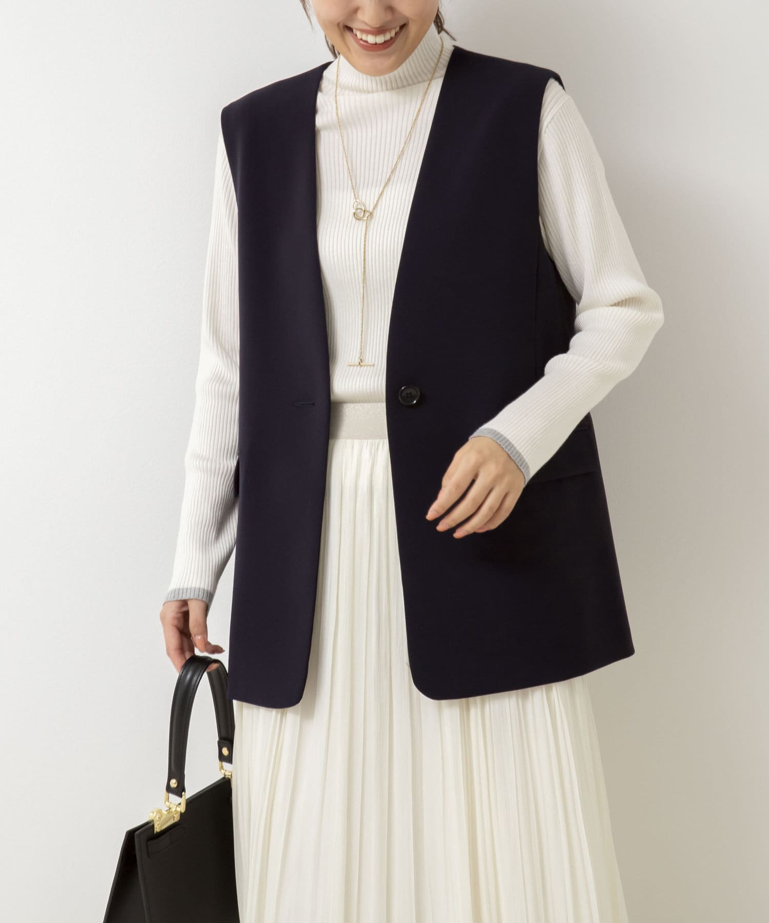 セットアップ対応》ウォッシャブルダブルクロスジレ | NOLLEY'S