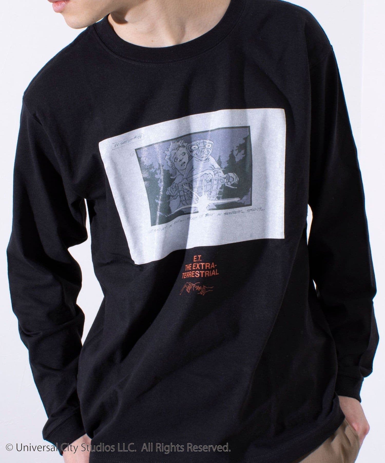 FREDY & GLOSTER(フレディ アンド グロスター) 【GLOSTER】×【E.T.】絵コンテ Conte ロンT ロングスリーブT