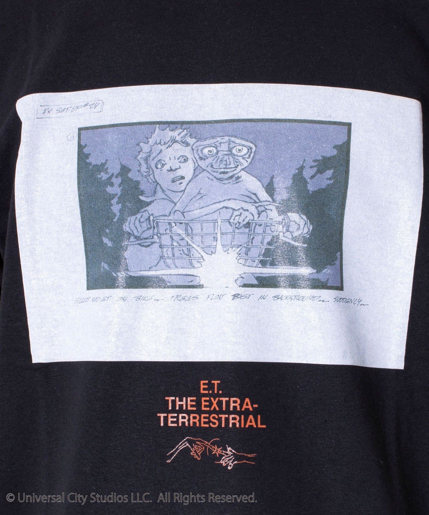 FREDY & GLOSTER(フレディ アンド グロスター) 【GLOSTER】×【E.T.】絵コンテ Conte ロンT ロングスリーブT