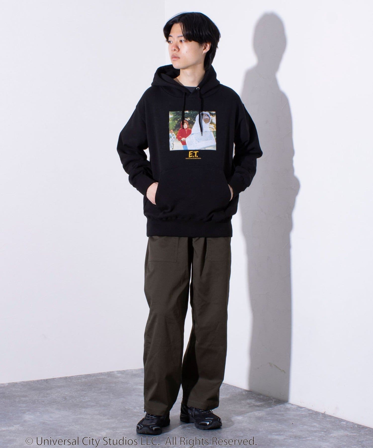 conte コンテ ロゴプリント ビッグ プルオーバースウェット 別注】＜blurhms for conte＞ロゴプリント ビッグ プルオーバー