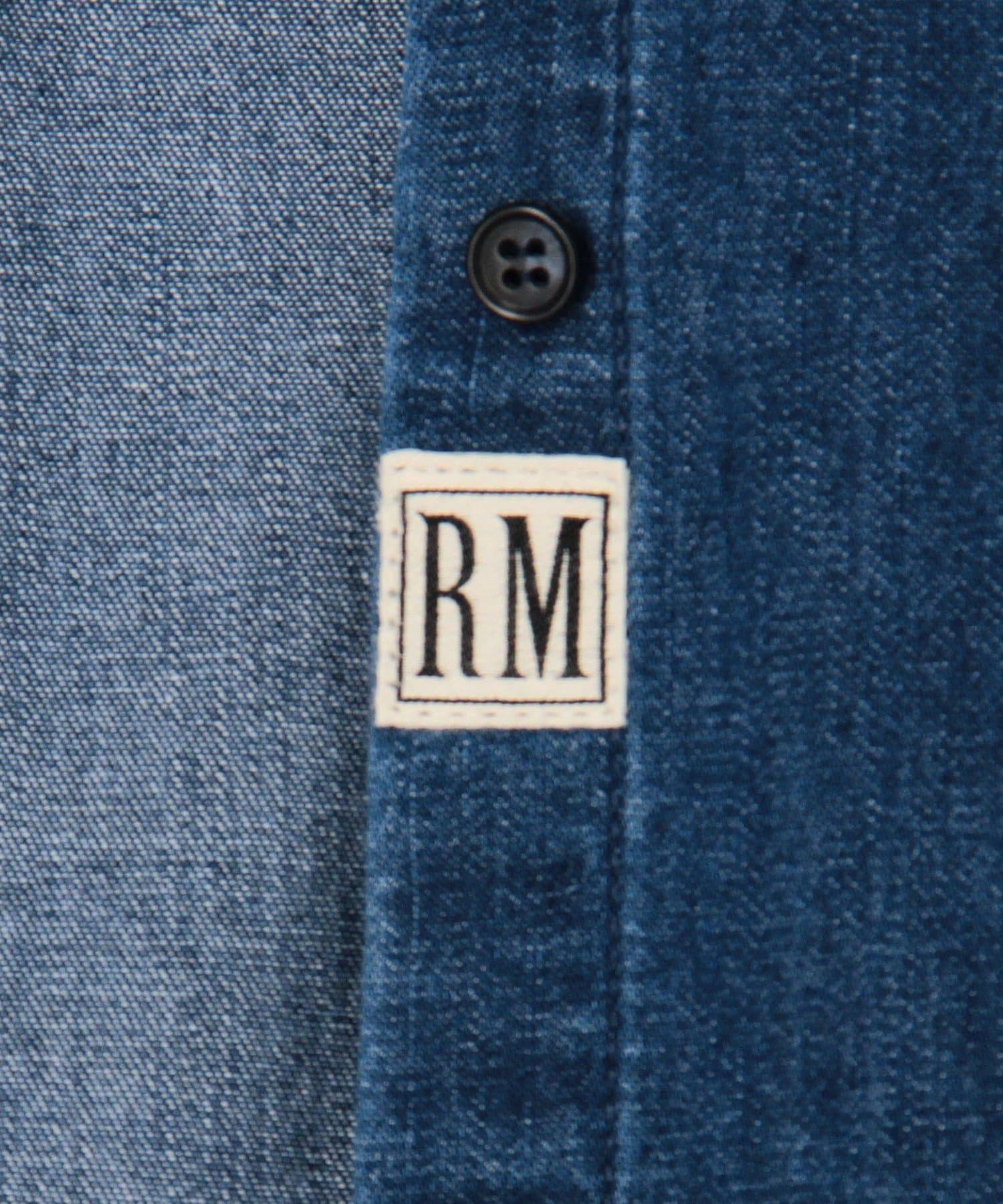NOLLEY'S(ノーリーズ) 【RM denim】刺繍入りビッグデニムシャツ