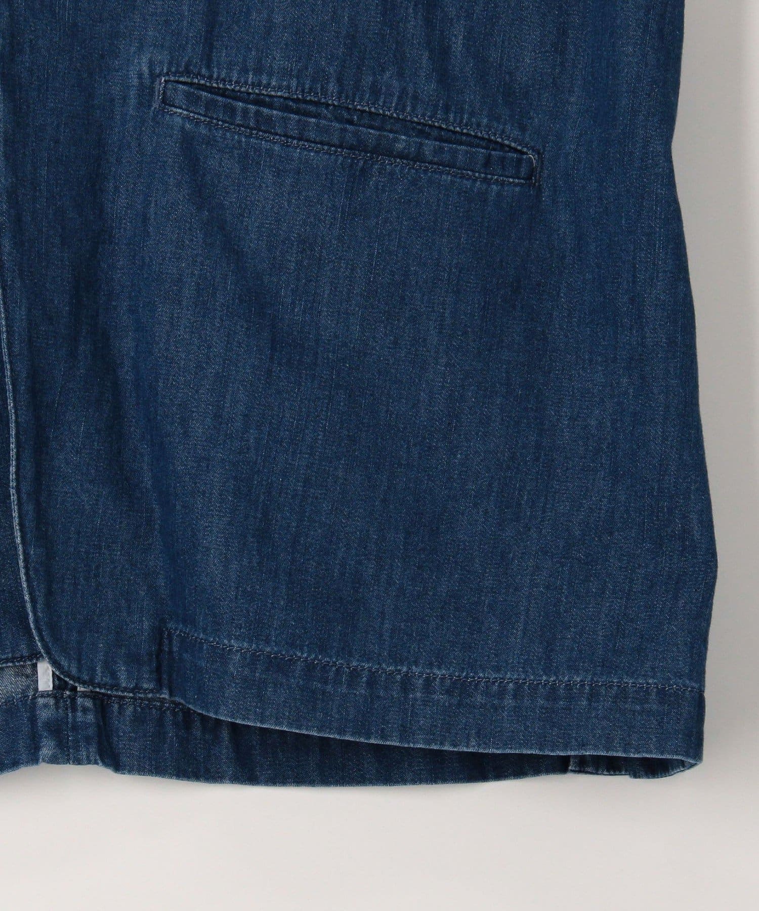NOLLEY'S(ノーリーズ) 【RM denim】刺繍入りジャケット風デニムシャツ