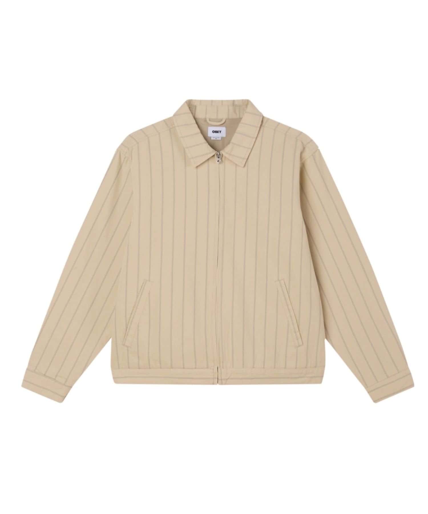 WHO’S WHO gallery(フーズフーギャラリー) 【OBEY/オベイ】STRIPE ZIP UP JACKET