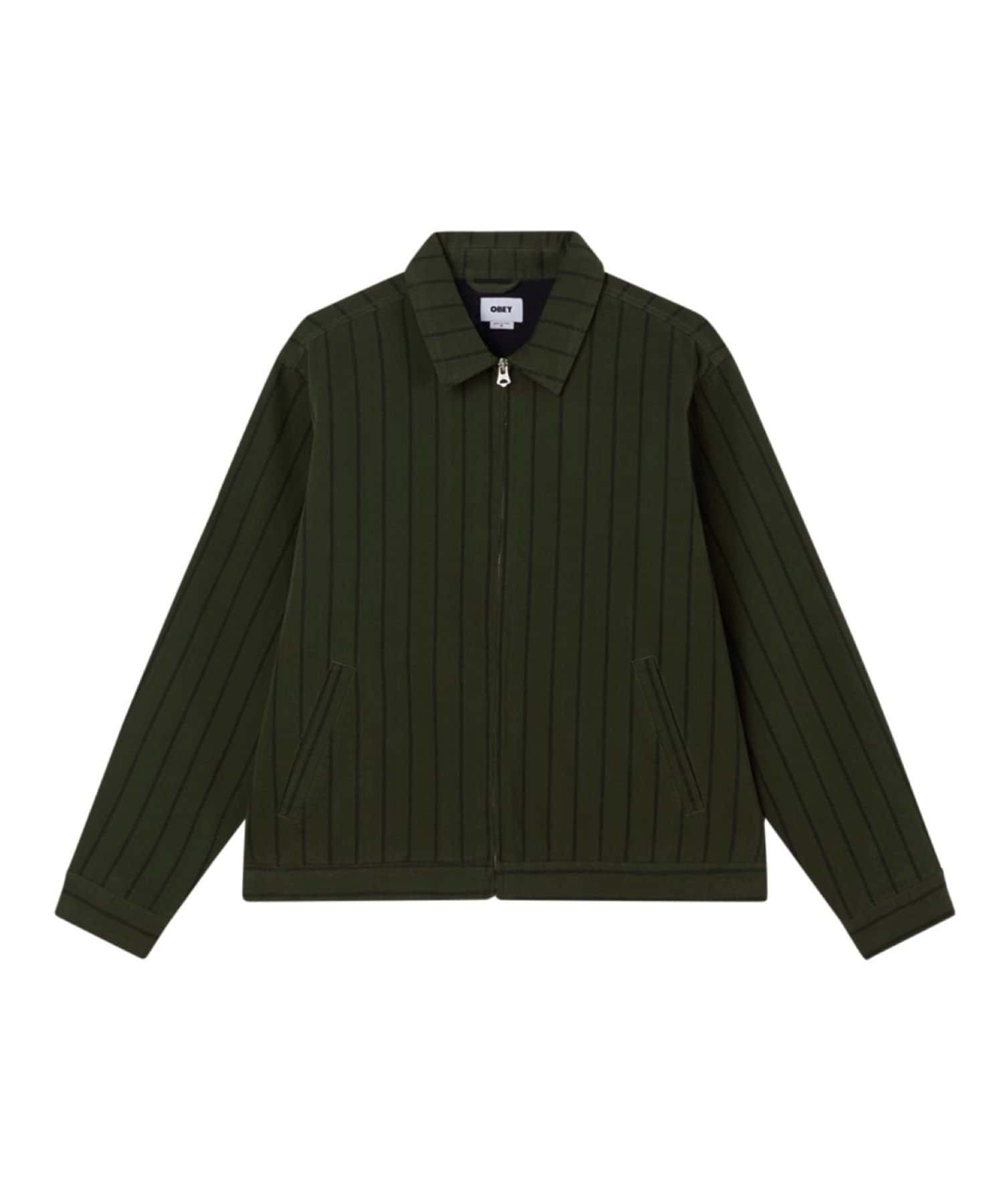 OBEY/オベイ】STRIPE ZIP UP JACKET | WHO'S WHO gallery OBEY/オベイ】STRIPE ZIP UP JACKET | WHO'S WHO gallery