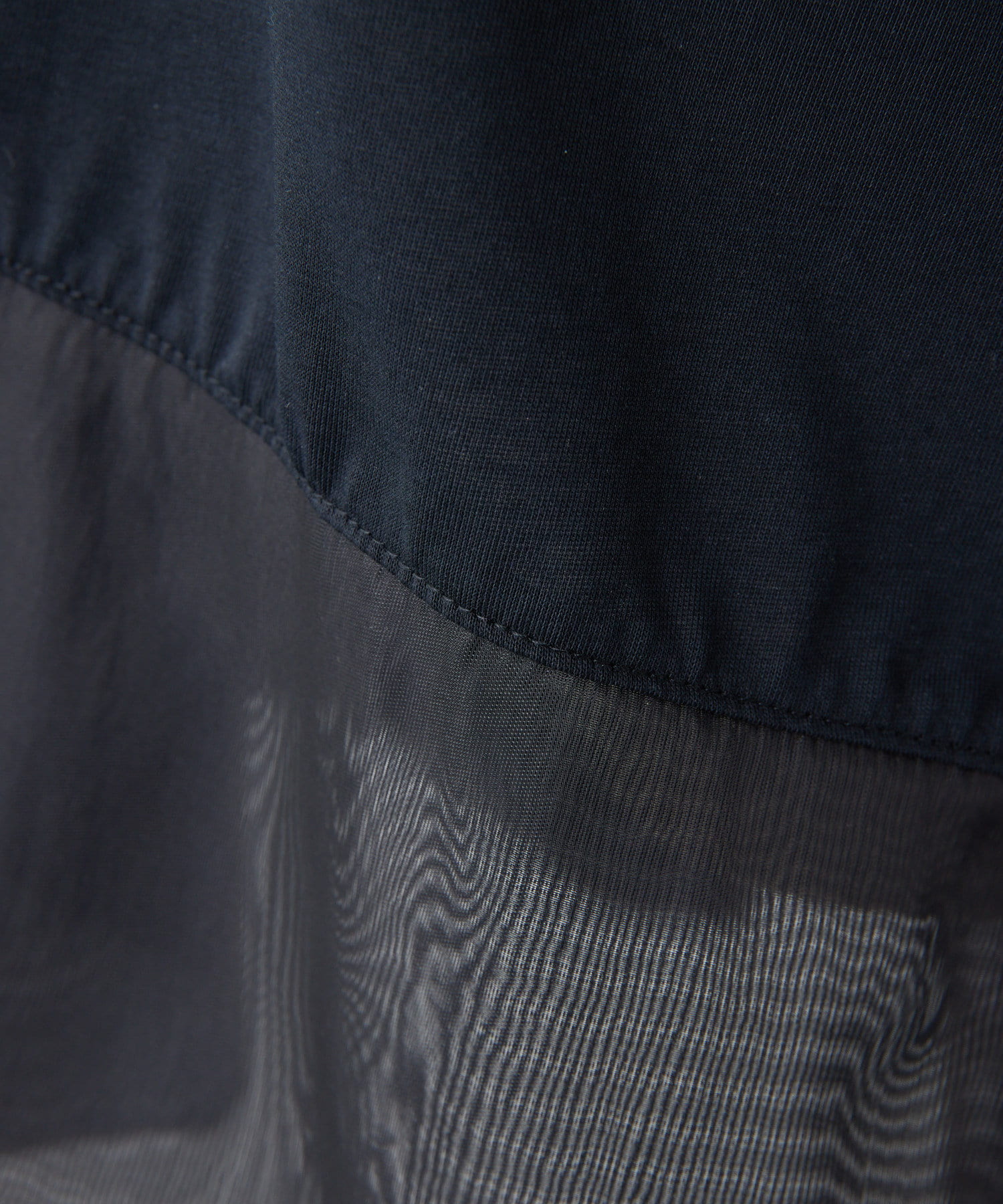 ear PAPILLONNER(イア パピヨネ) 裾シアーTシャツ【SUM1 STYLE(スミスタイル)】