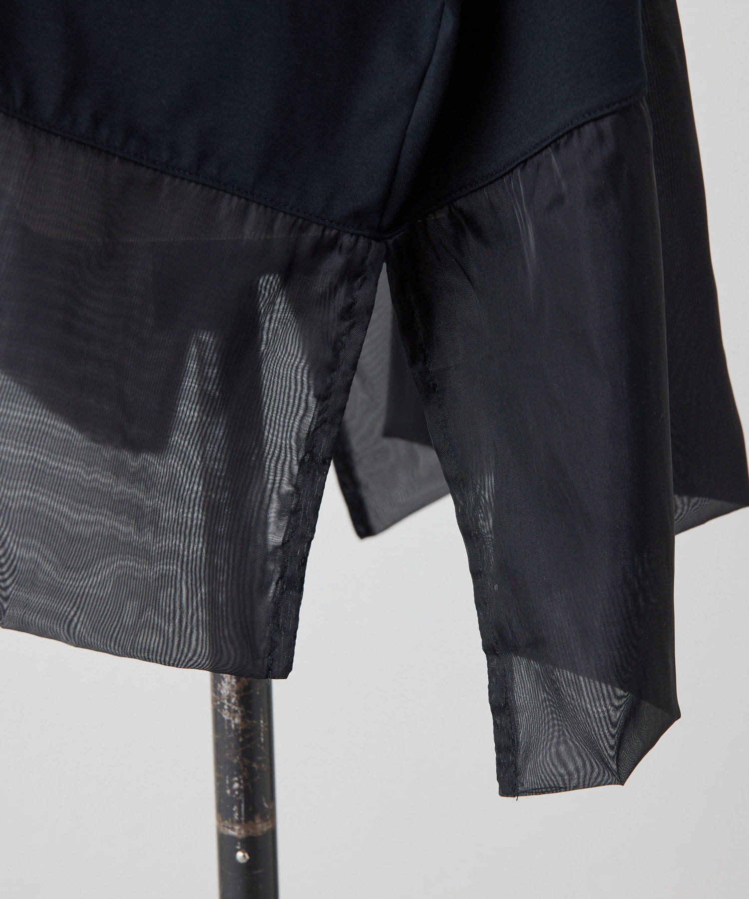 ear PAPILLONNER(イア パピヨネ) 裾シアーTシャツ【SUM1 STYLE(スミスタイル)】